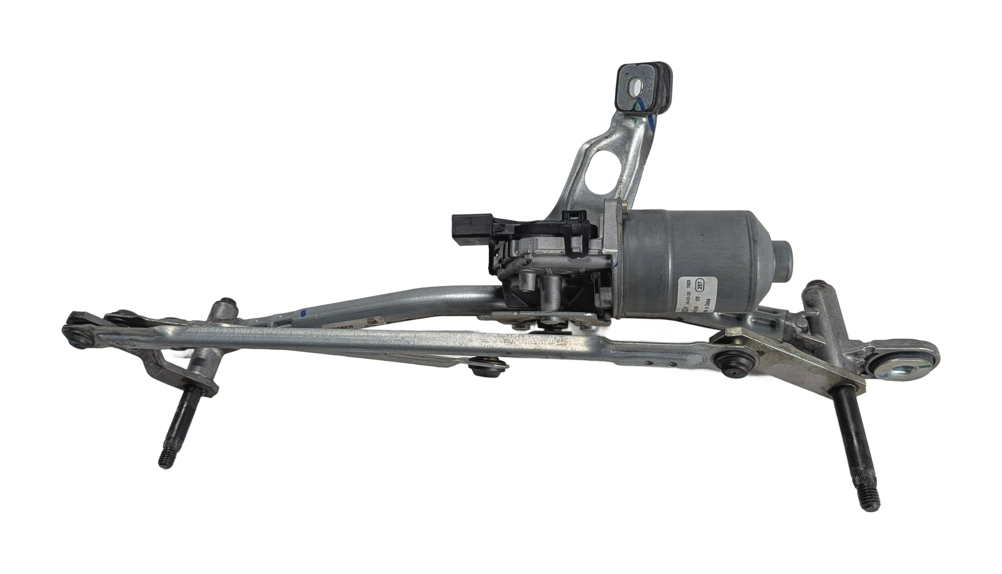 2016-2022 BMW X1 (F48) WINDSHIELD WIPER MOTOR LINKAGE TRANSMISSION ASSEMBLY — exact item pictured