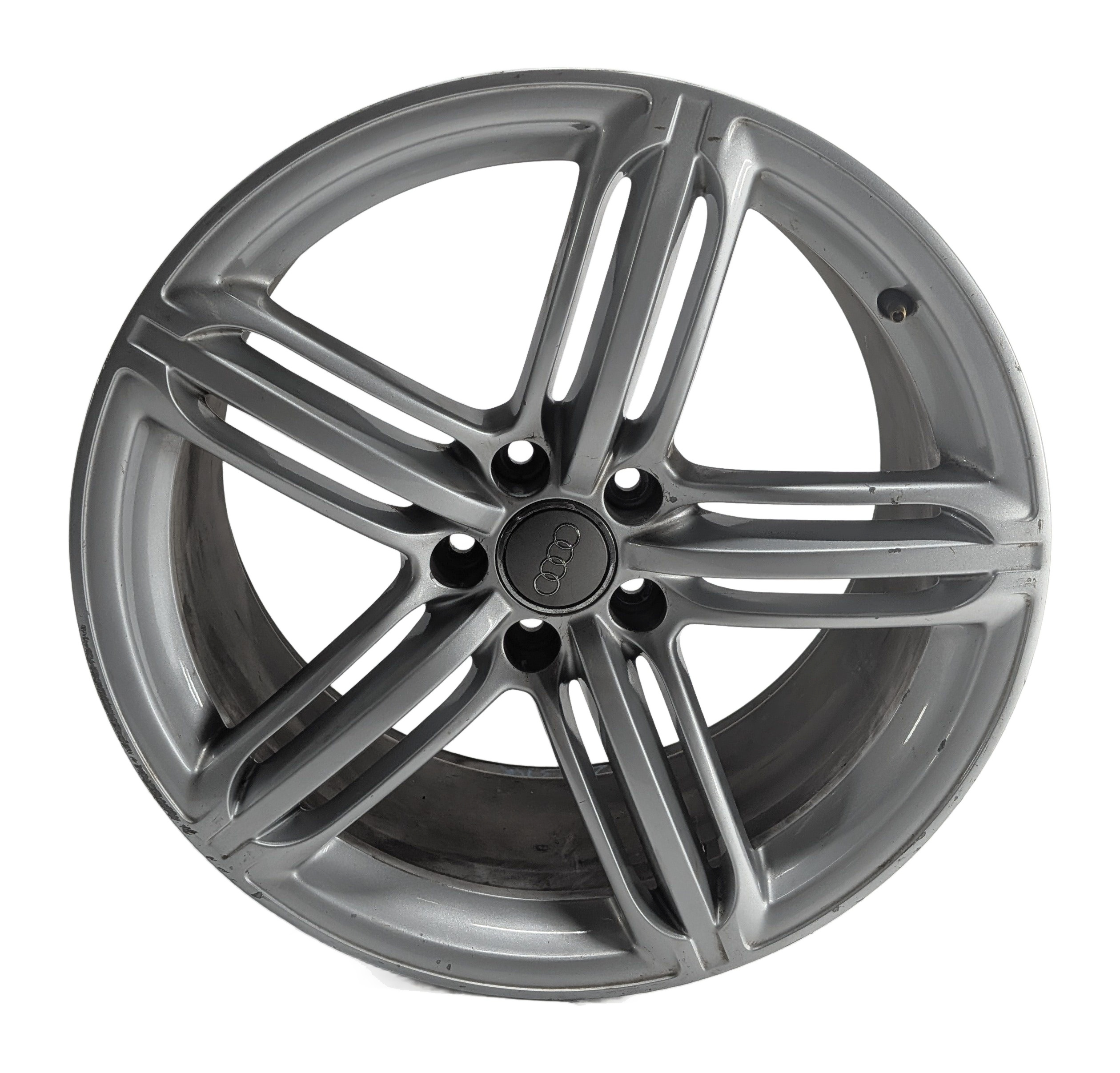 08-14 AUDI A5 QUATTRO S5 (B8 8T) 19X9 5-SPOKE ALLOY WHEEL RIM ET33 FACTORY OEM — exact item pictured