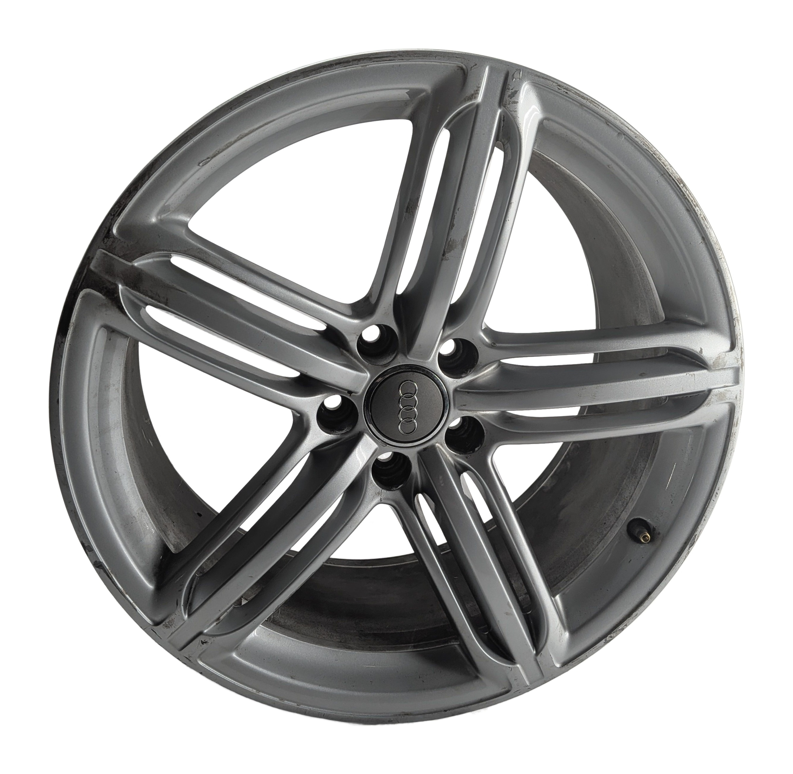 08-14 AUDI A5 QUATTRO S5 (B8 8T) 19X9 5-SPOKE ALLOY WHEEL RIM ET33 FACTORY OEM — exact item pictured