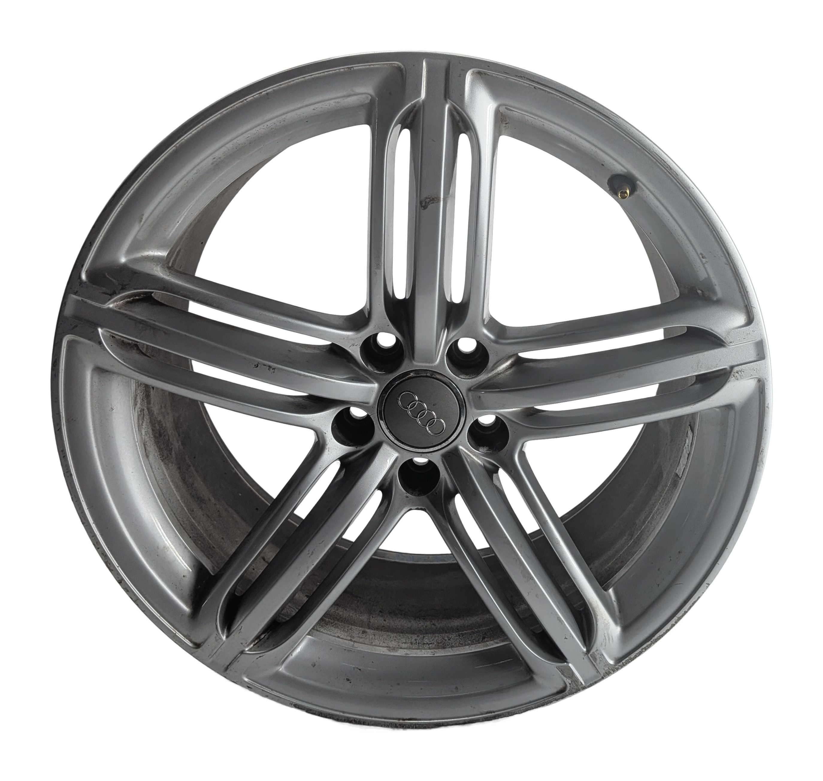 08-14 AUDI A5 QUATTRO S5 (B8 8T) 19X9 5-SPOKE ALLOY WHEEL RIM ET33 FACTORY OEM — exact item pictured