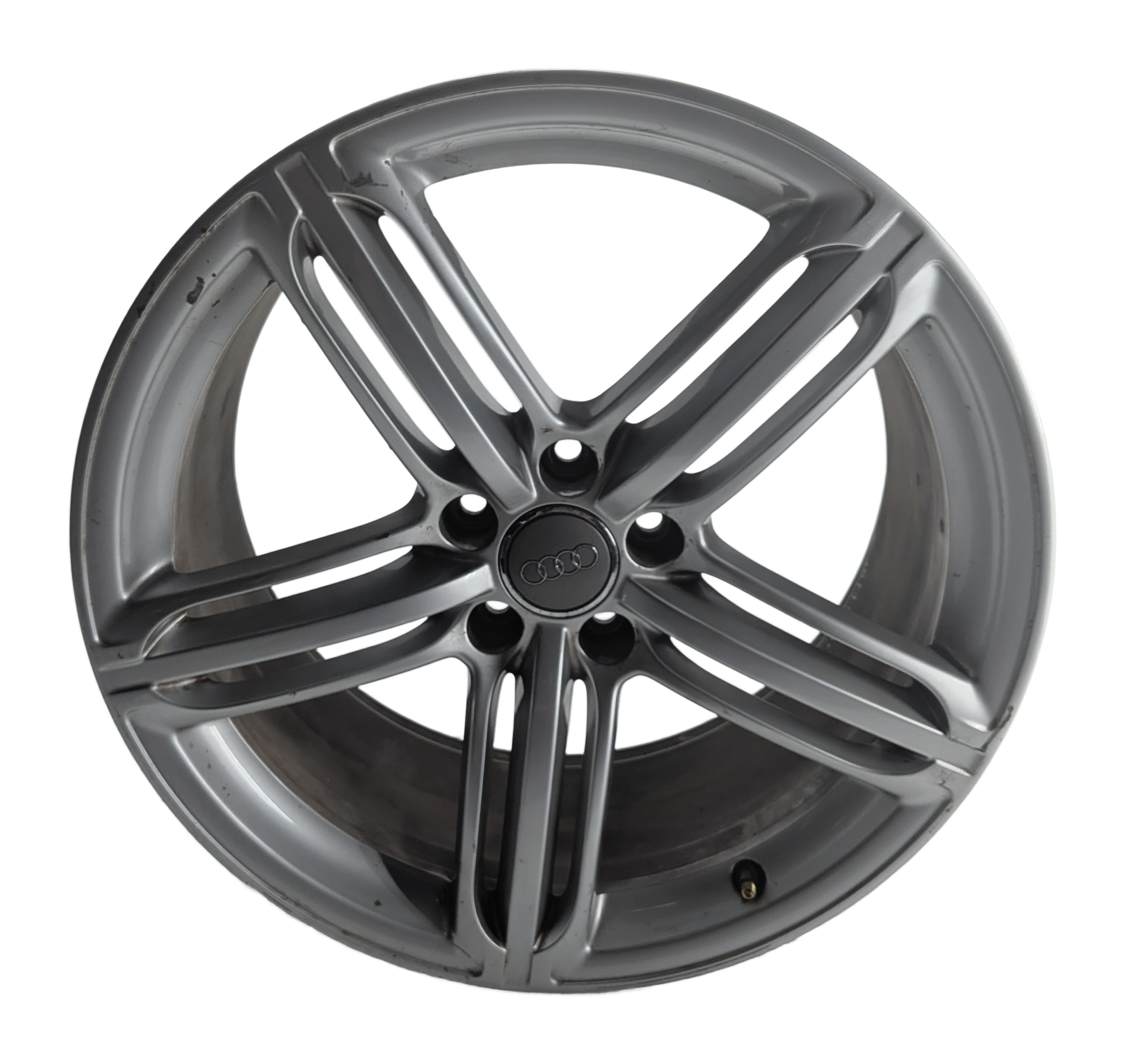 08-14 AUDI A5 QUATTRO S5 (B8 8T) 19X9 5-SPOKE ALLOY WHEEL RIM ET33 FACTORY OEM — exact item pictured