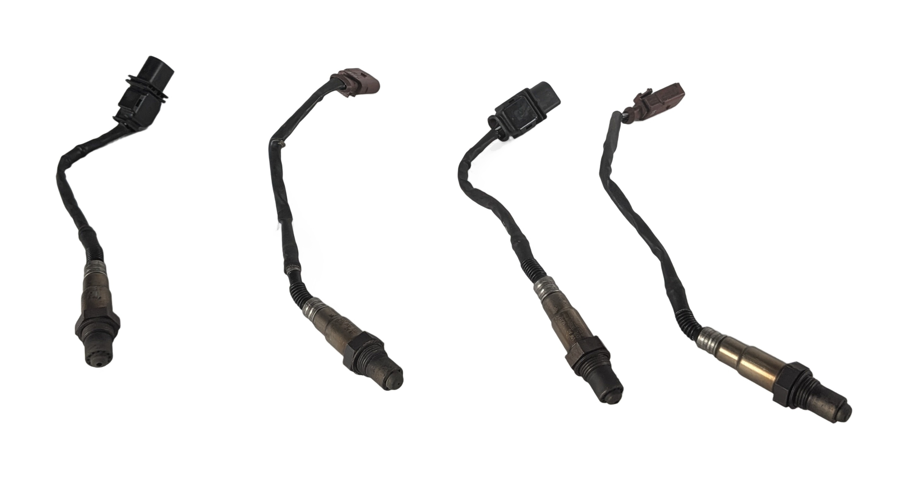 2012 AUDI S5 B8 8T 4.2L CAUA ENGINE EXHAUST OXYGEN O2 LAMBDA WIRE SENSOR SET/4 — exact item pictured