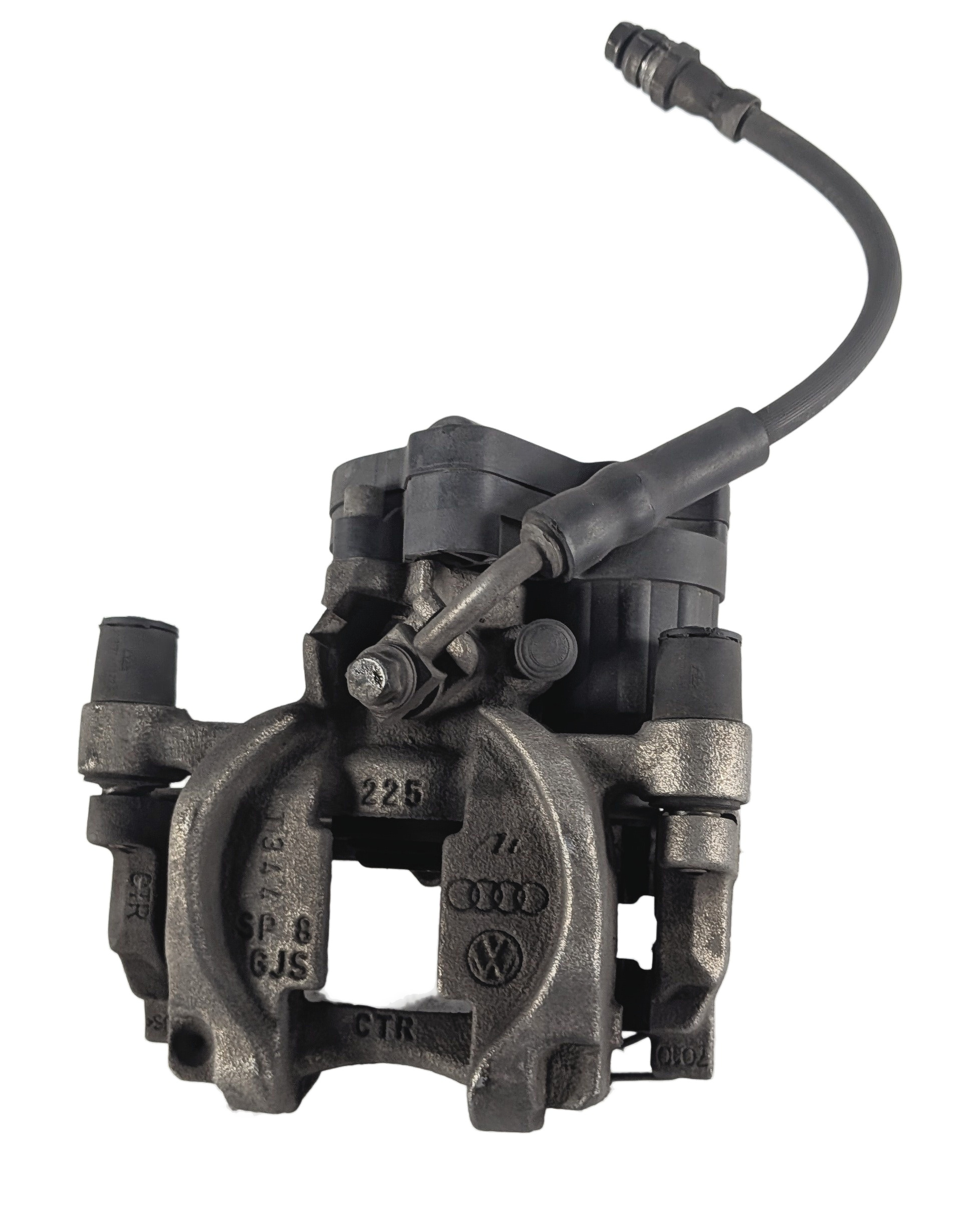 2015-2018 AUDI A3 (8V) REAR LEFT DRIVER ABS DISC BRAKE CALIPER w/ ACTUATOR — exact item pictured