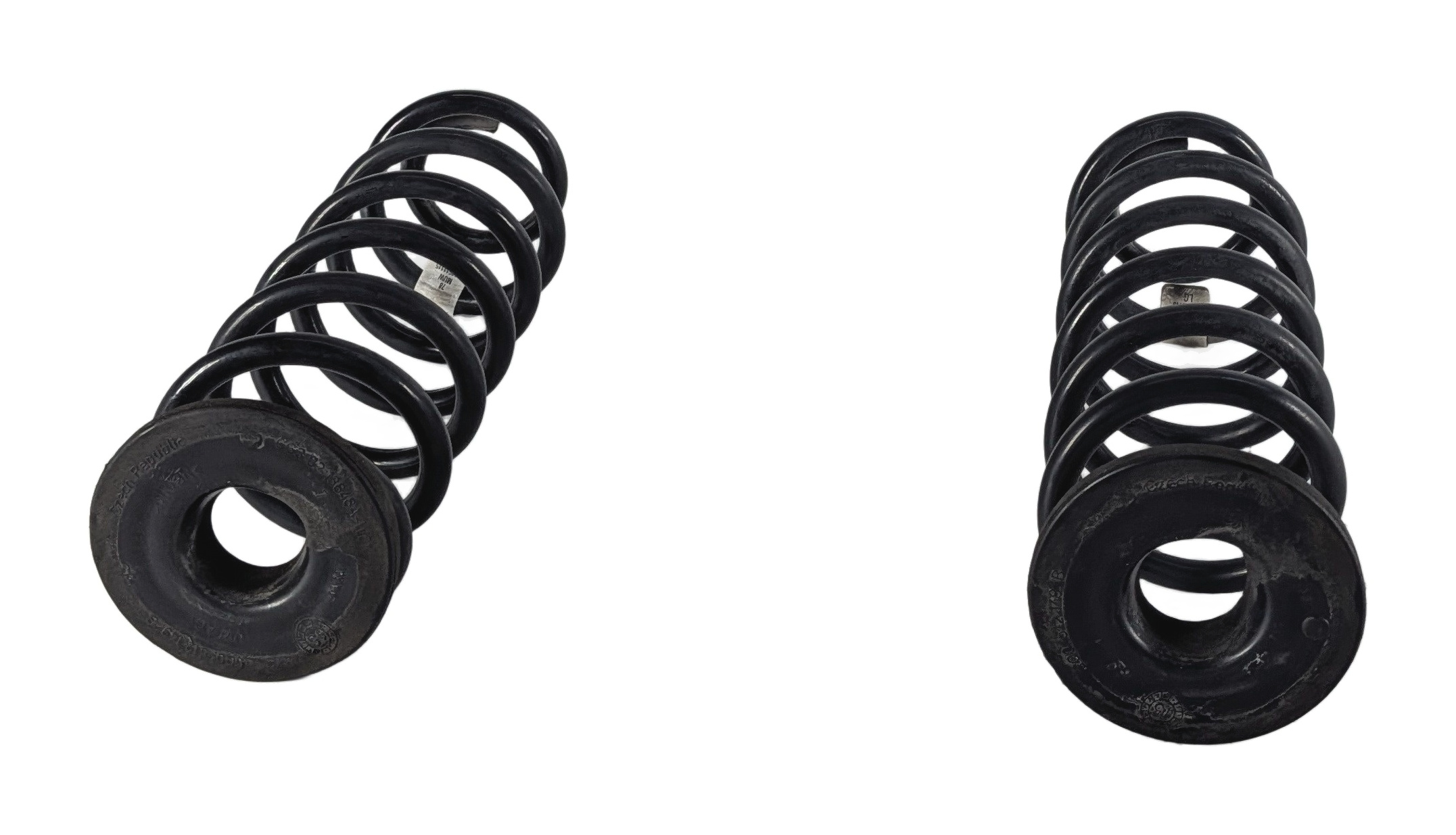2015-2018 AUDI A3 S3 RS3 (8V) REAR LEFT & RIGHT SUSPENSION COIL SPRING SET/2 — exact item pictured