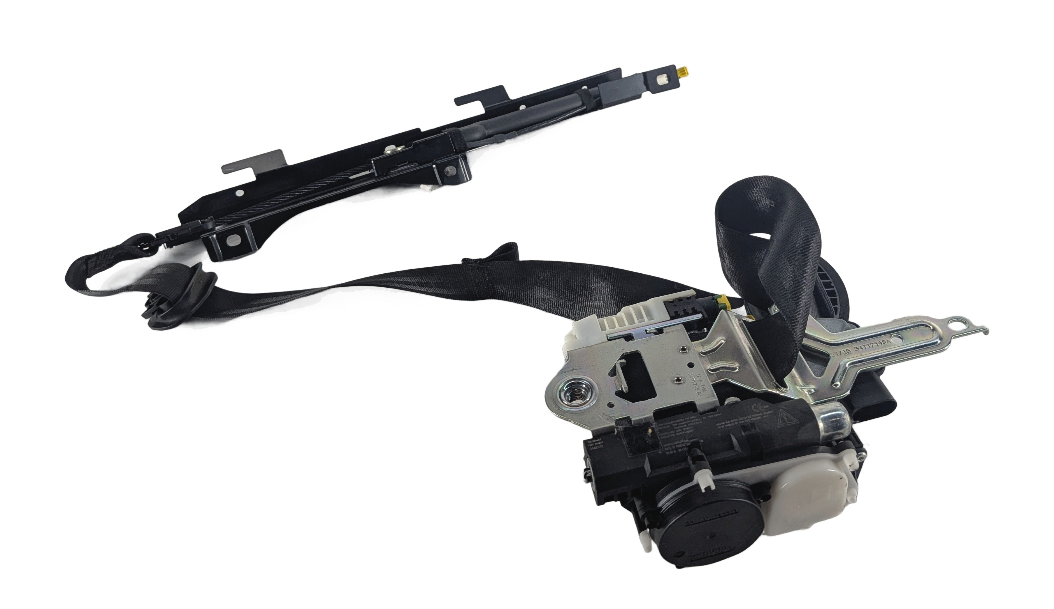 15-18 AUDI A8 S3 RS3 (8V) SEDAN FRONT RIGHT PASSENGER SEATBELT RETRACTOR (Black) — exact item pictured