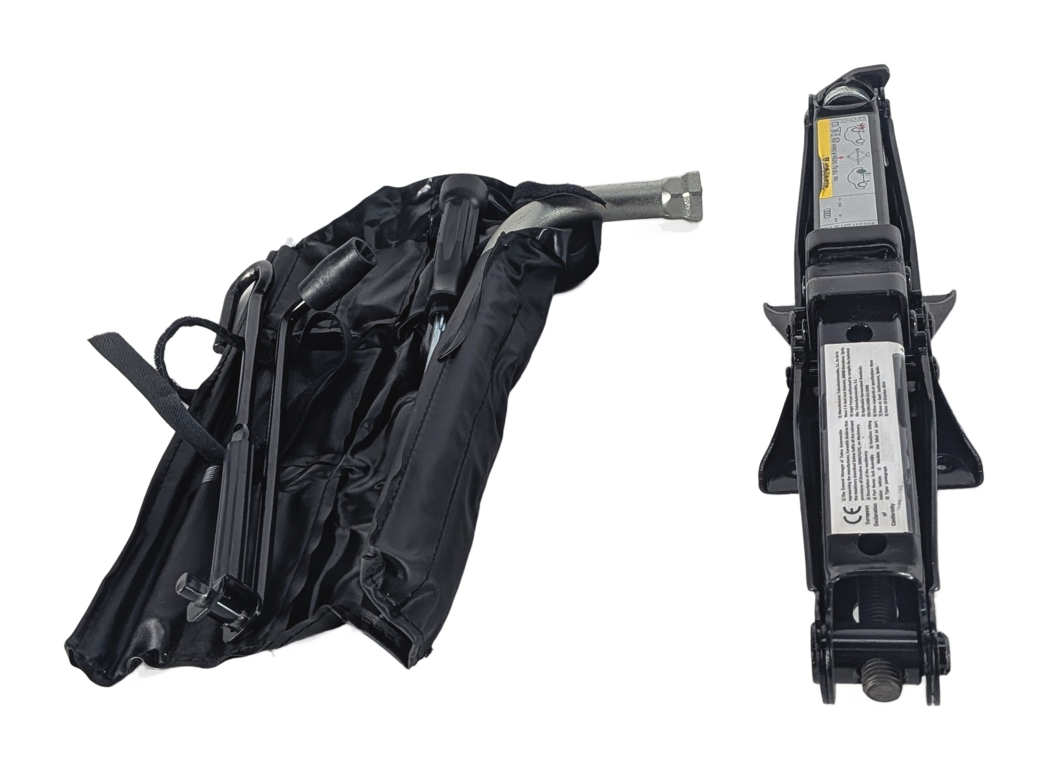 2015-2020 AUDI A3 S3 (8V 8Y) SPARE TIRE JACK LUG WRENCH TOW HOOK TOOL SET — exact item pictured