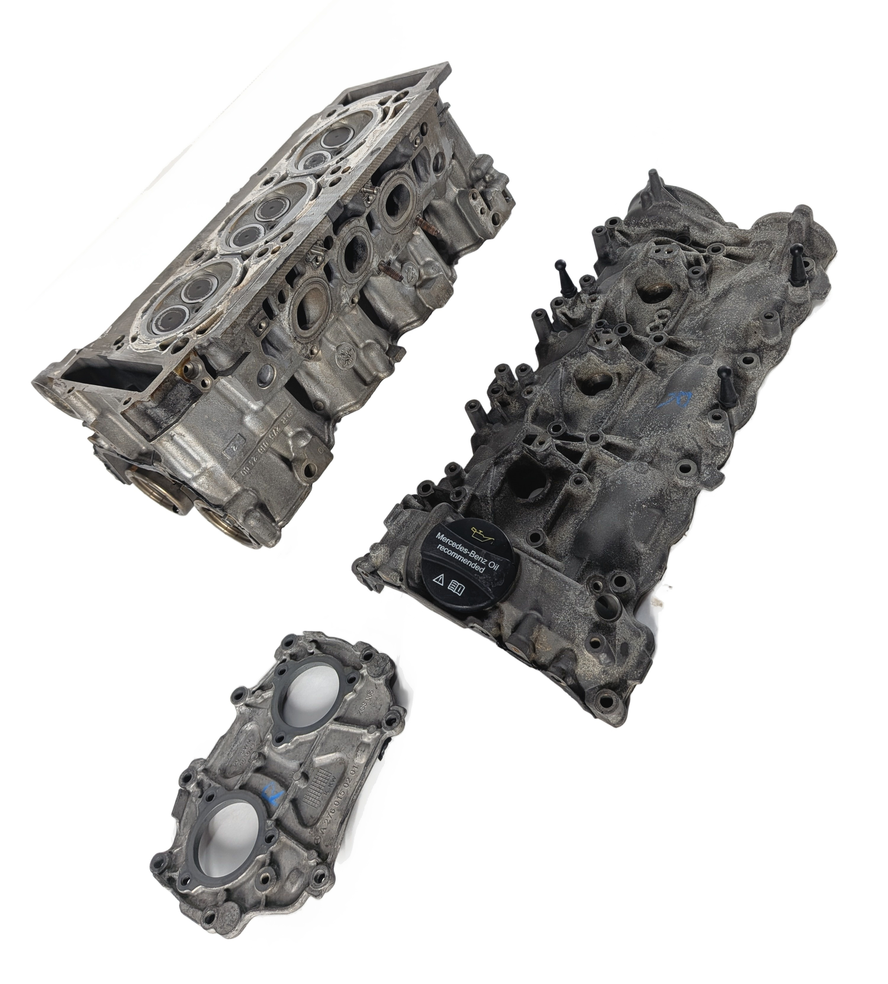 15-23 MERCEDES W2105 W212 W166 X166 W222 W231 W218 3.0L M276 RIGHT CYLINDER HEAD — exact item pictured
