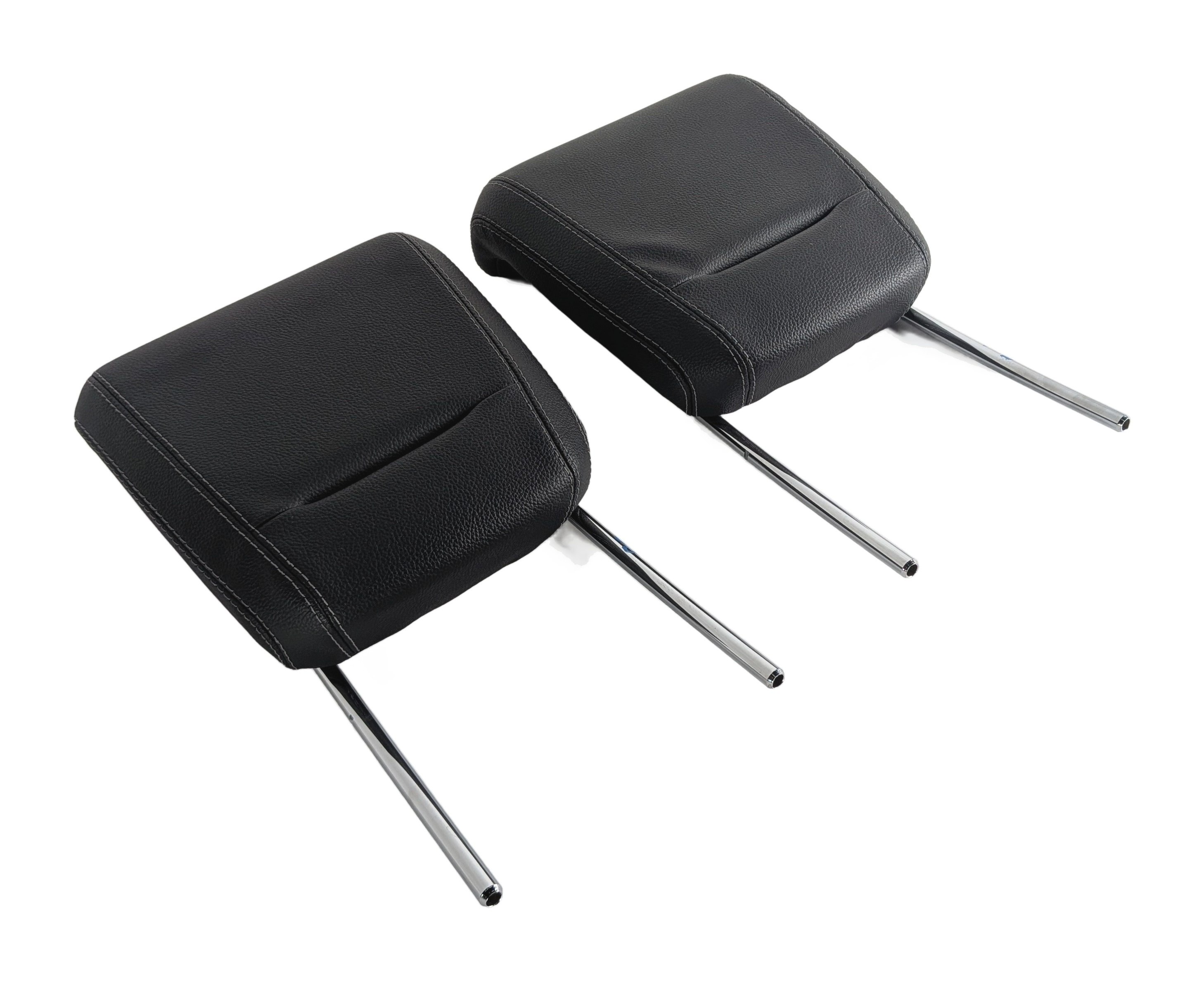 13-19 MERCEDES GL GLS CLASS (X166) REAR 2nd ROW LEFT & RIGHT HEADREST(Black) — exact item pictured