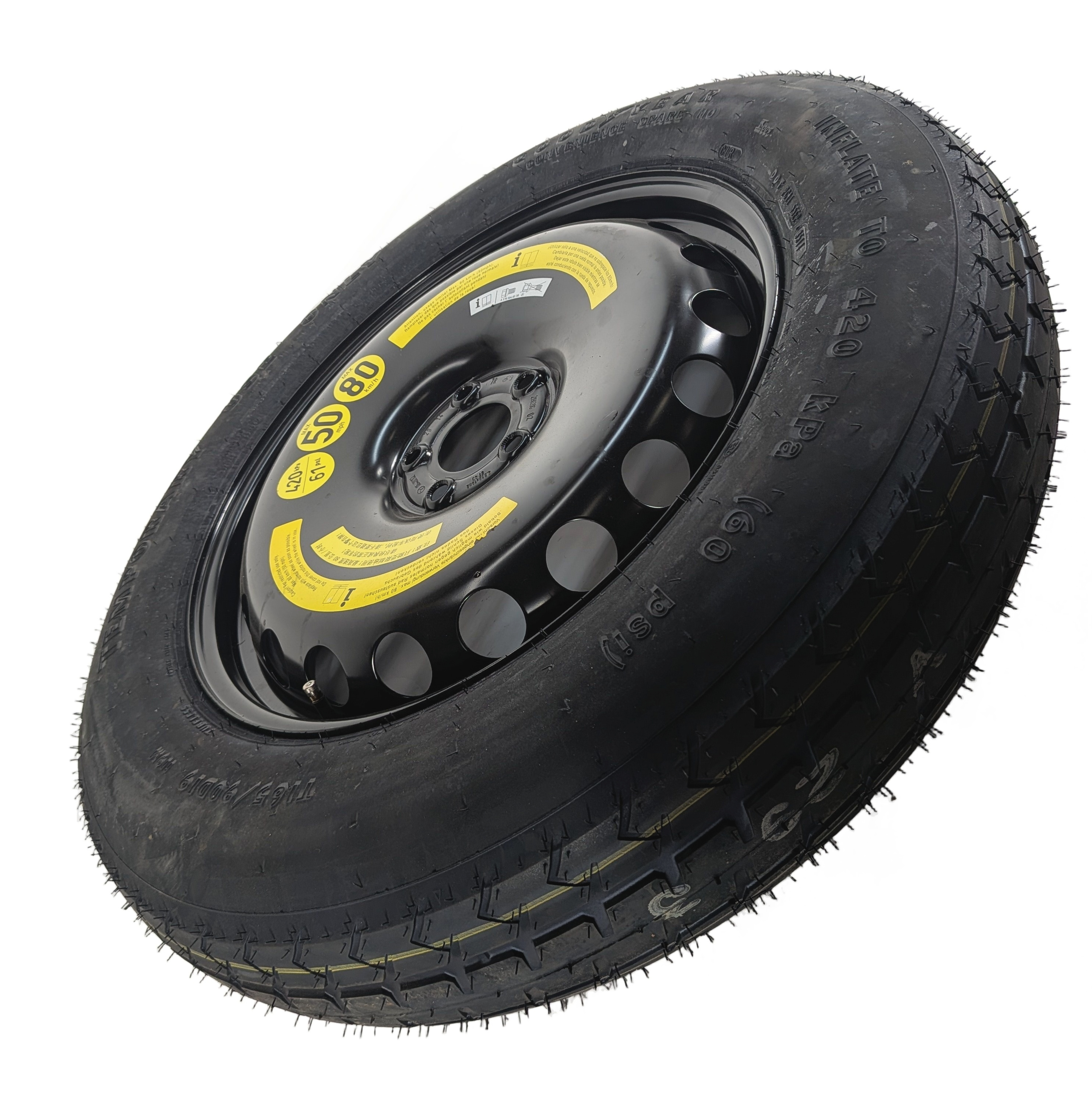 08-17 MERCEDES GL GLE GLS ML CLASS (W164 X164 W166 X166) 19x4.5 SPARE TIRE — exact item pictured