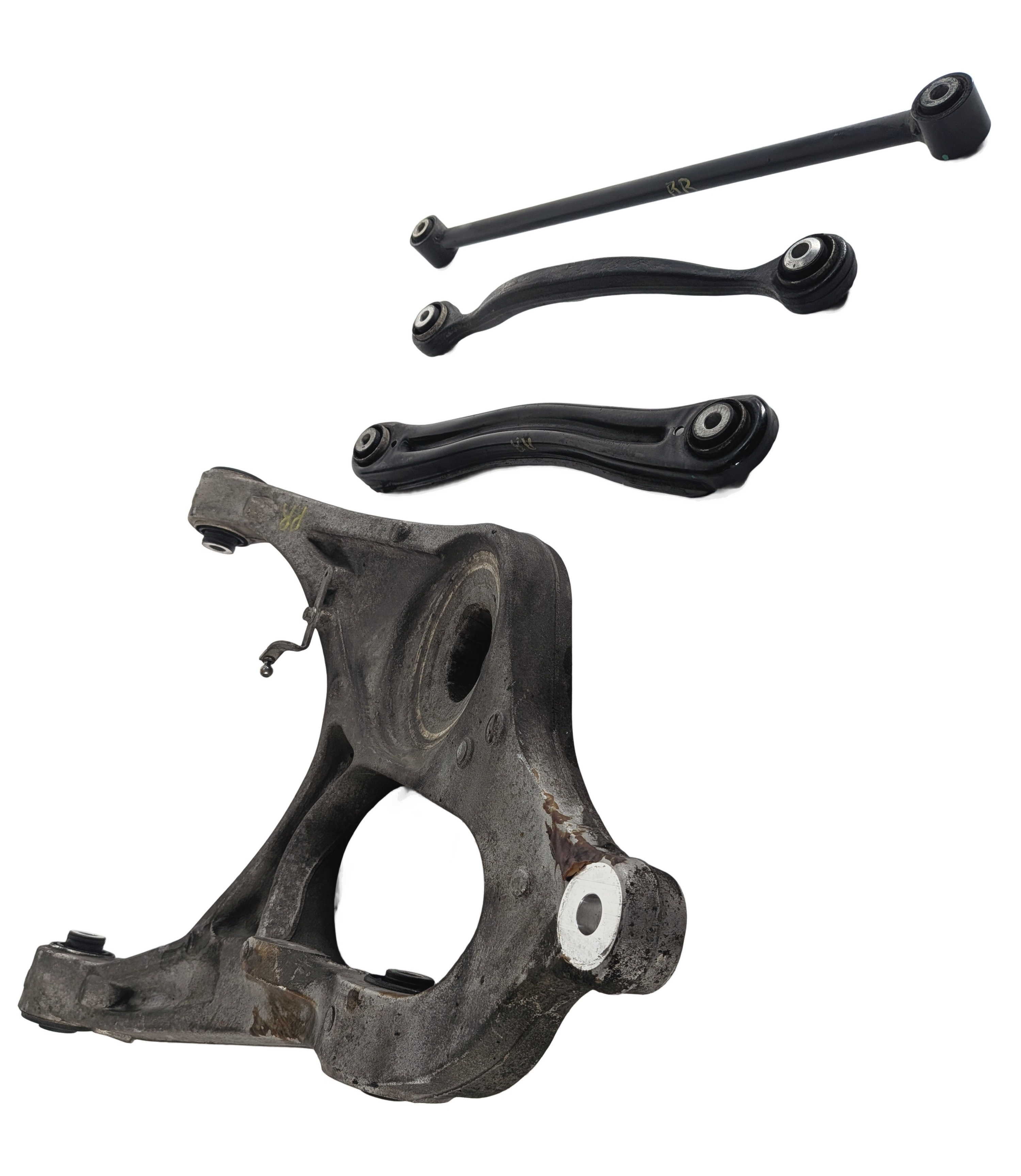 12-19 MERCEDES GL350 GL450 GL550 ML350 (W166 X166) RIGHT REAR CONTROL ARM SET — exact item pictured