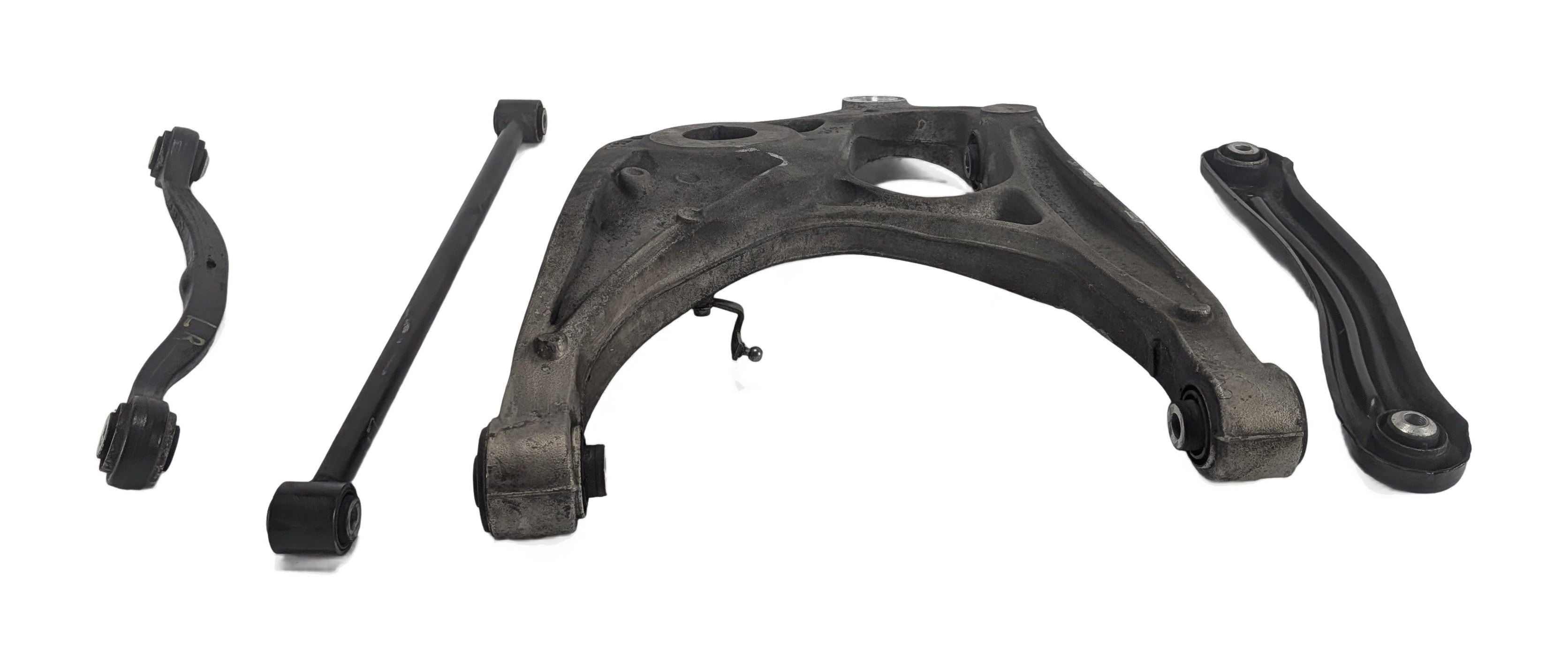 2012-2019 MERCEDES GL350 GL450 GL550 ML350 (W166 X166) LEFT REAR CONTROL ARM SET — exact item pictured