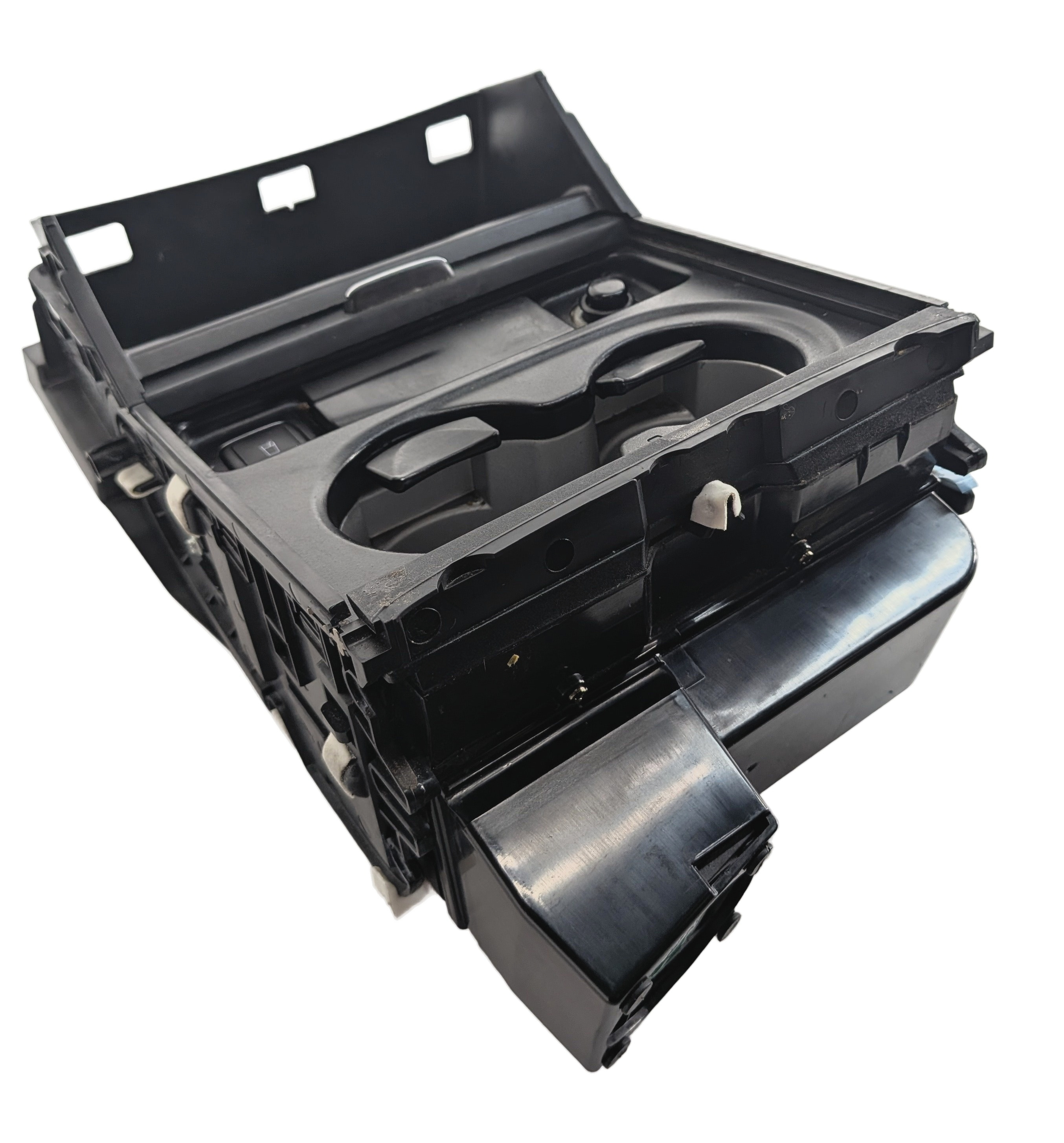 2015 MERCEDES GL450 X166 FRONT CENTER CONSOLE HEATED COOLED CUP HOLDER (BLACK) — exact item pictured
