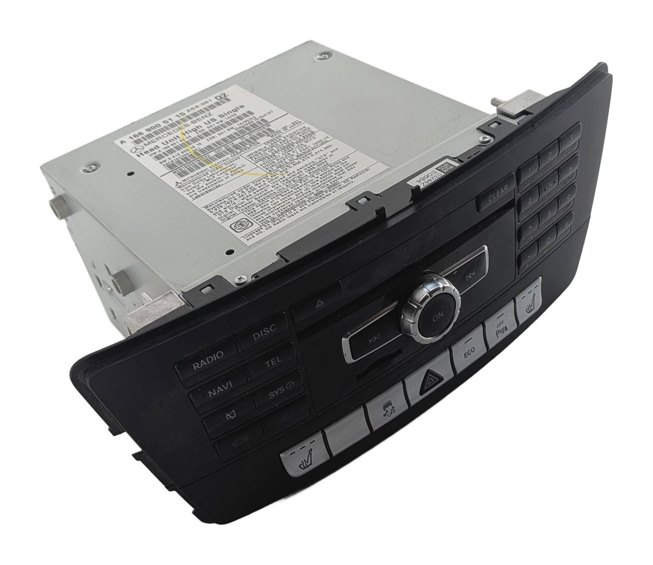 2015 MERCEDES GL450 (X166) COMAND RADIO STEREO RECEIVER HEAD UNIT NAVIGATION GPS — exact item pictured