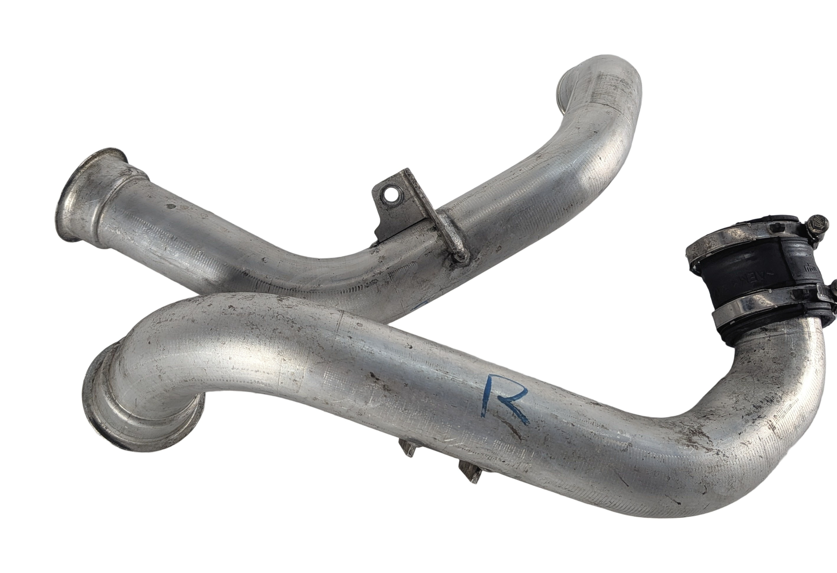 2015 MERCEDES GL450 (X166) 3.0L (M276) ENGINE INTERCOOLER PIPE LEFT/RIGHT SET/2 — exact item pictured