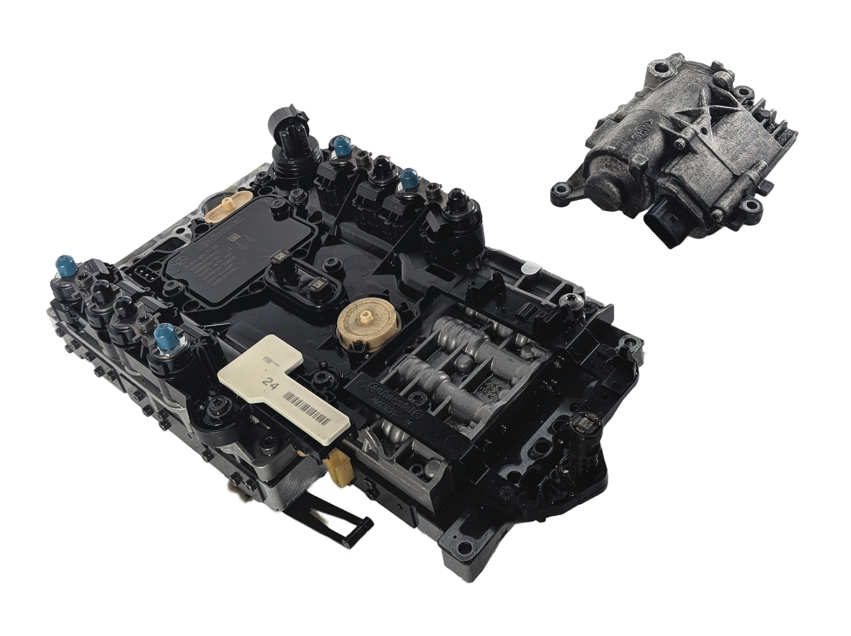 15-17 MERCEDES E C GL GLE X166 722.9 VALVE BODY CONDUCTOR PLATE OIL PUMP SET/2 — exact item pictured