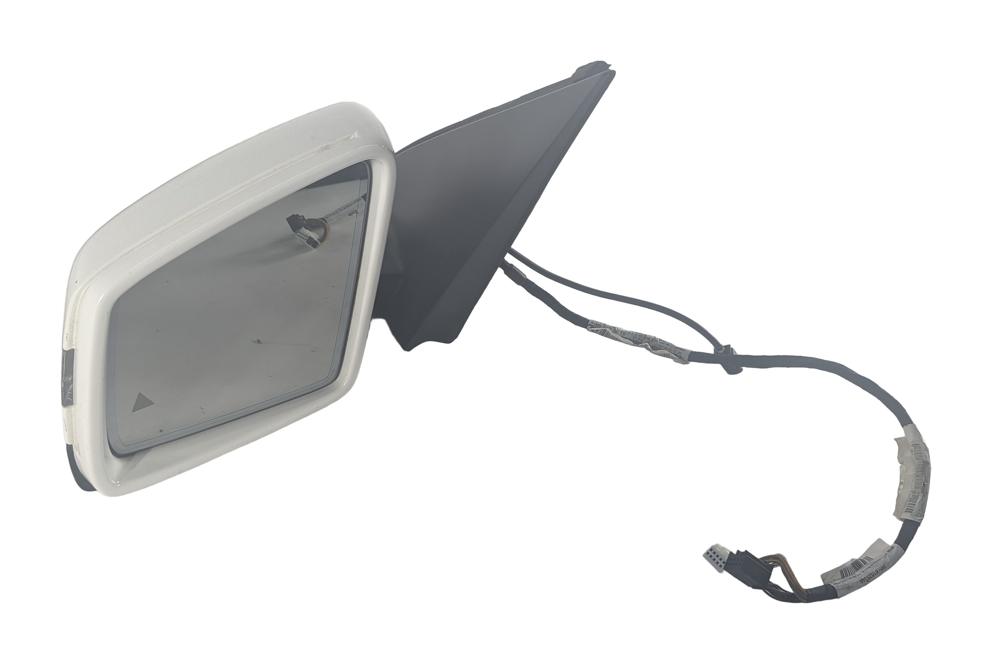 2013-2016 MERCEDES GL (X166) LEFT DRIVER DOOR MIRROR MEM AUTODIM CAMERA (White) — exact item pictured