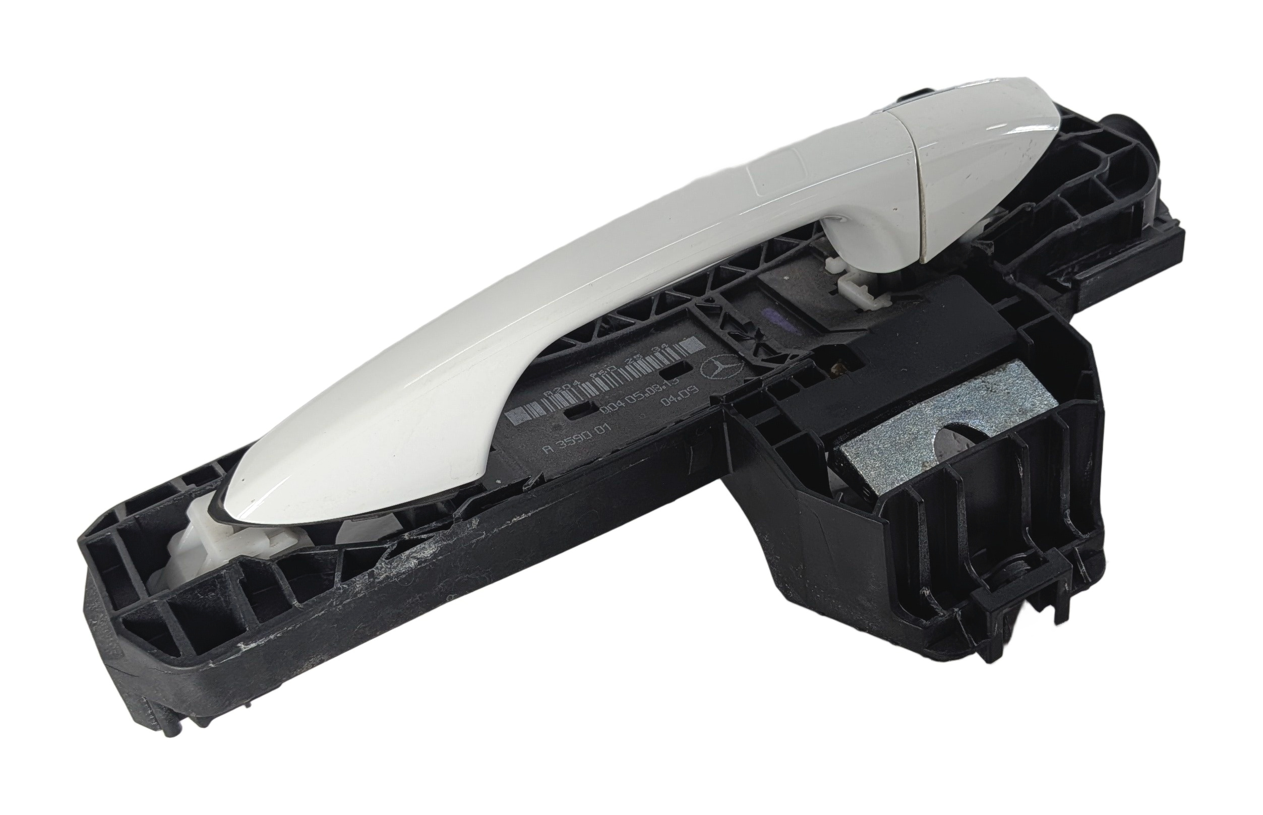 13-16 MERCEDES GL350 GL450 GL550 ML350 REAR LEFT KEYLESS DOOR HANDLE (White) — exact item pictured