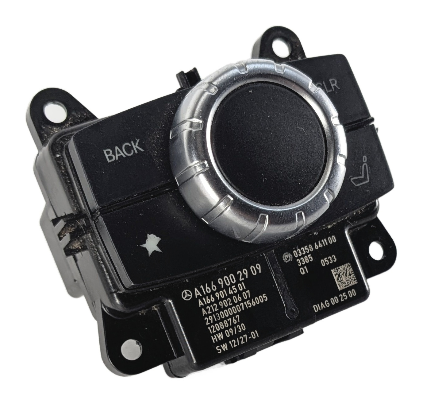 14-16 MERCEDES GL350 GL450 GL550 ML350 ML550 (W166 X166) RADIO GPS SWITCH KNOB — exact item pictured