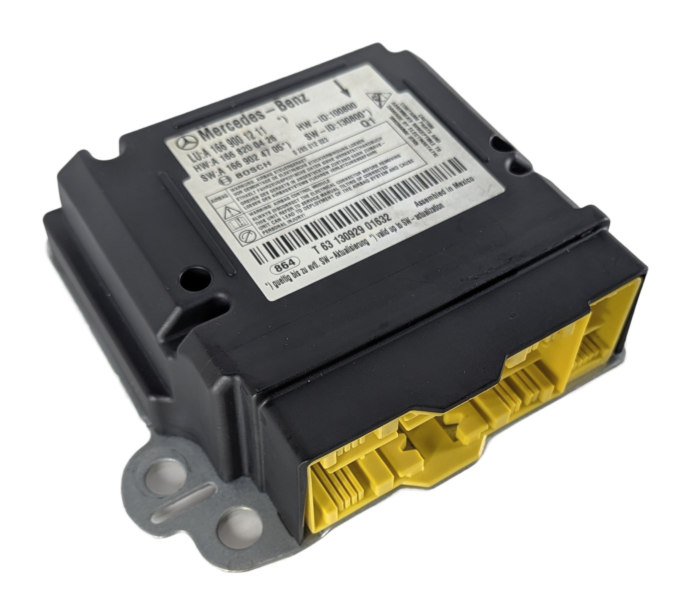 2013-2014 MERCEDES G GL GLS ML CLASS (W166 W463 X166) SRS BAG CRASH MODULE — exact item pictured