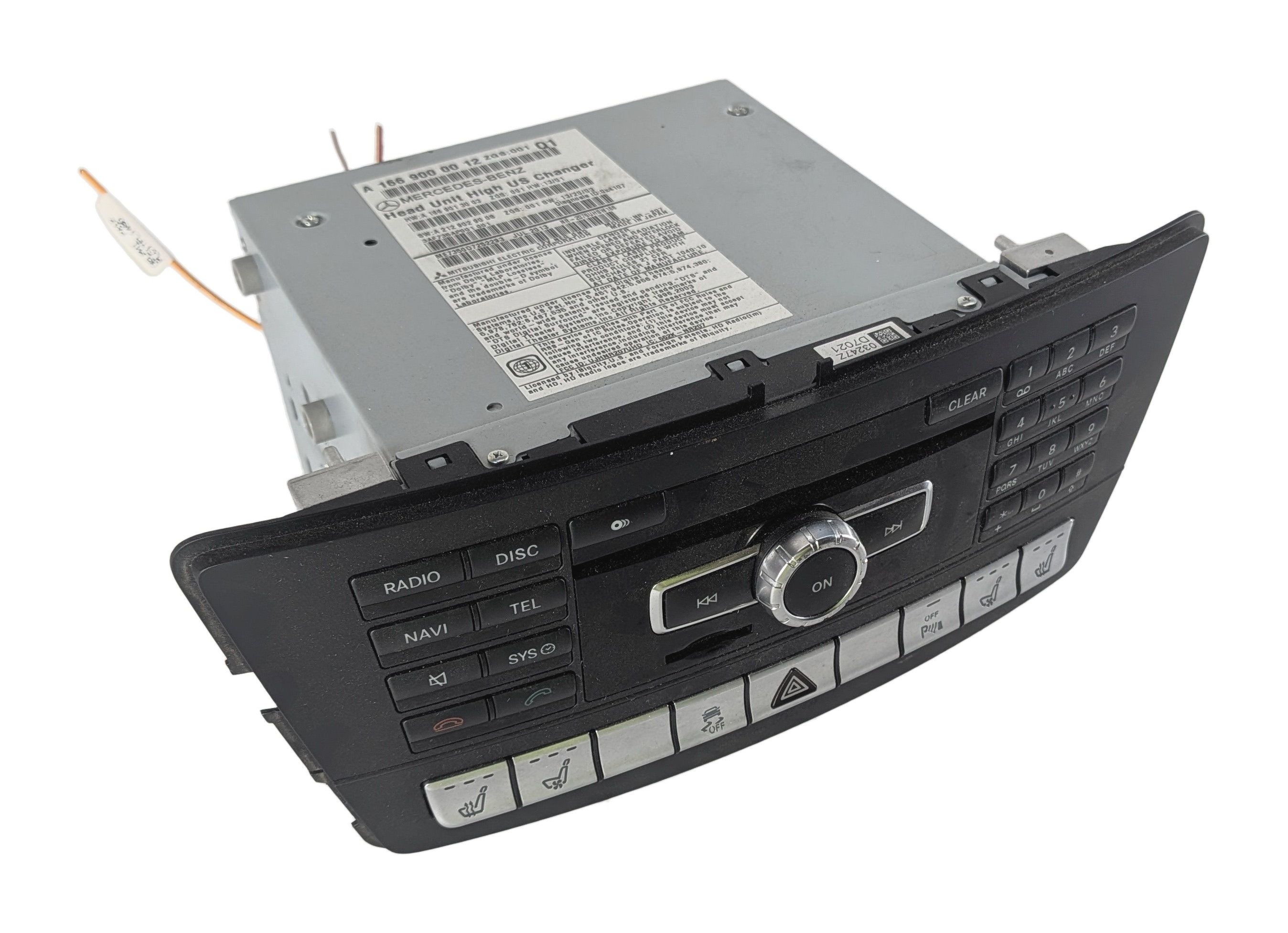 13-15 MERCEDES GL ML (W166 X166) AM/FM CD SD HDD RADIO STEREO RECEIVER PLAYER — exact item pictured