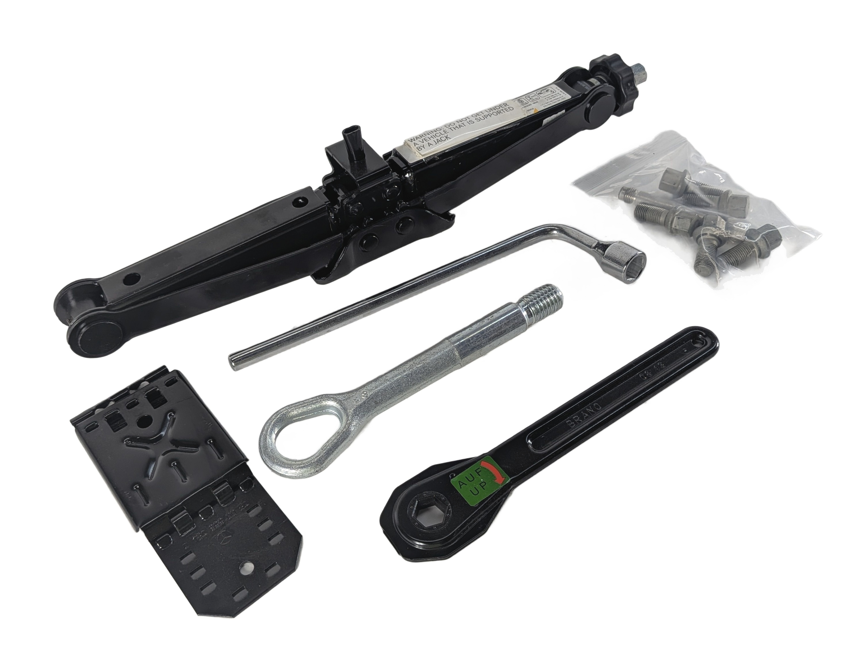13-21 MERCEDES BENZ GL GLE GLS ML CLASS W166 X166 SPARE TIRE JACK KIT TOOL SET — exact item pictured