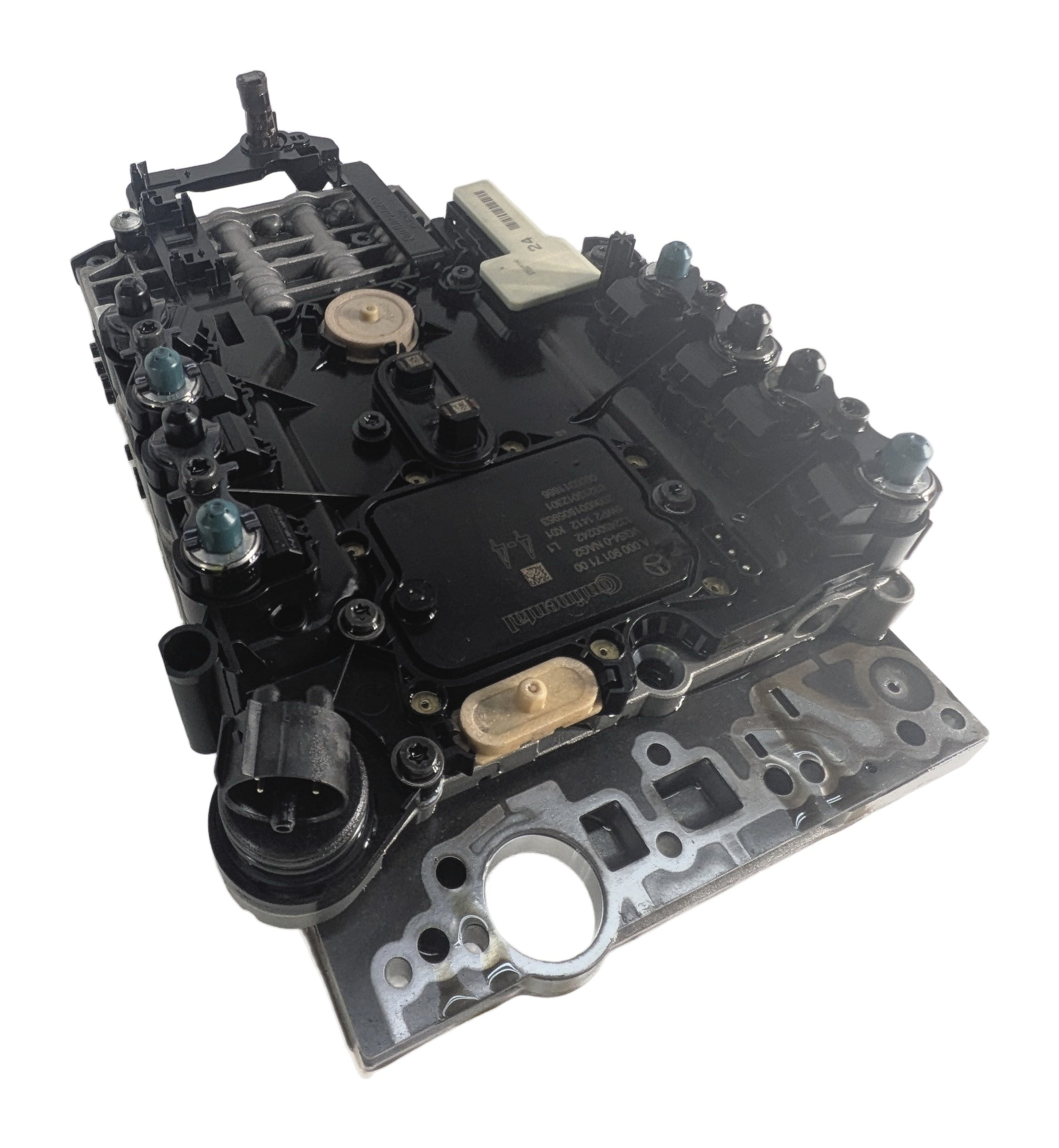 14 MERCEDES GL450 GL550 X166 722.9 A/T AUTO VALVE BODY w/CONDUCTOR PLATE — exact item pictured
