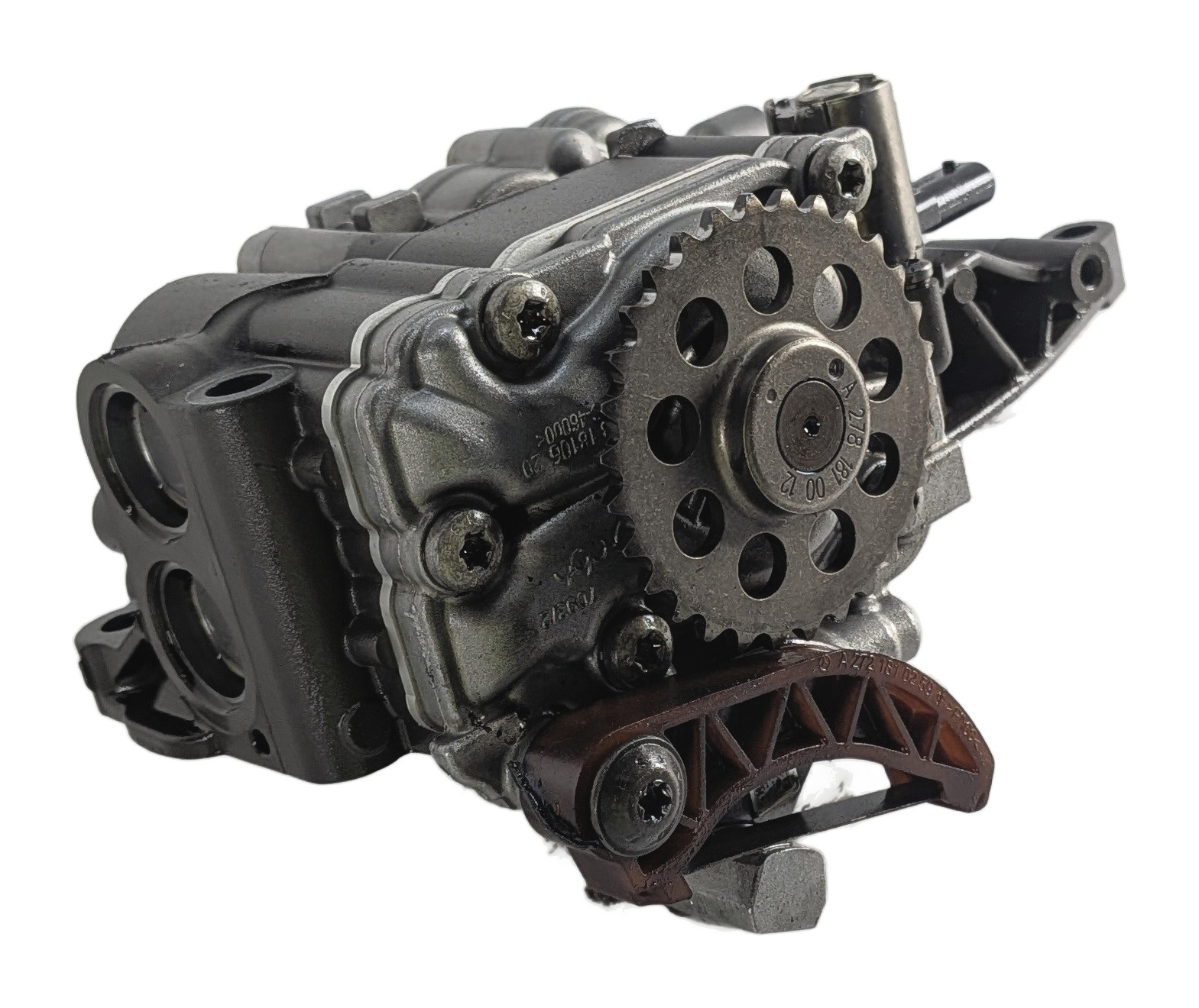 14-16 MERCEDES GL550 ML550 (W166 X166) 4.6L M278 BITURBO ENGINE OIL FLUID PUMP — exact item pictured