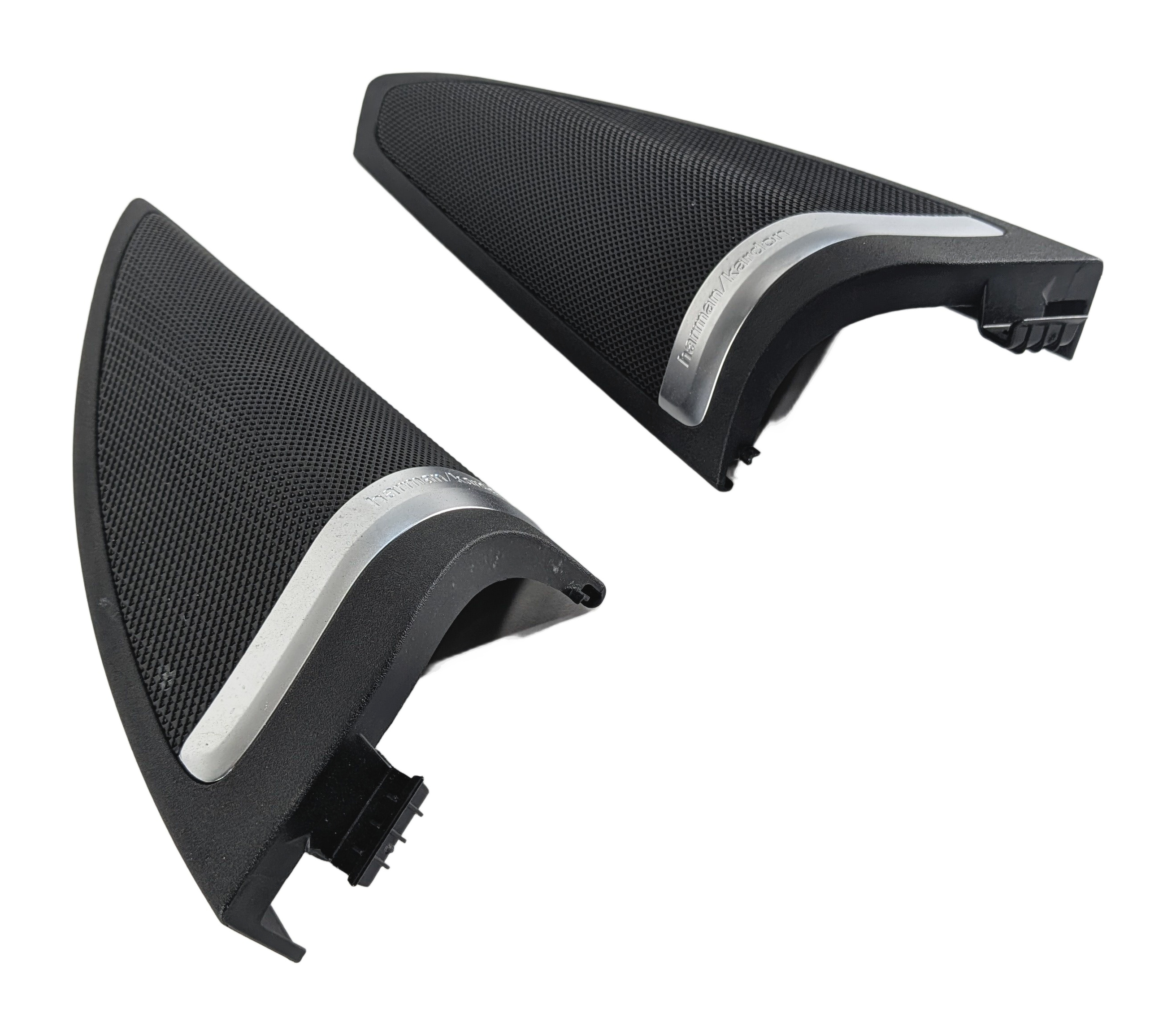 2014 MERCEDES GL550 (X166) MIRROR TRIANGLE COVER HARMAN KARDON TWEETER SET/2 — exact item pictured