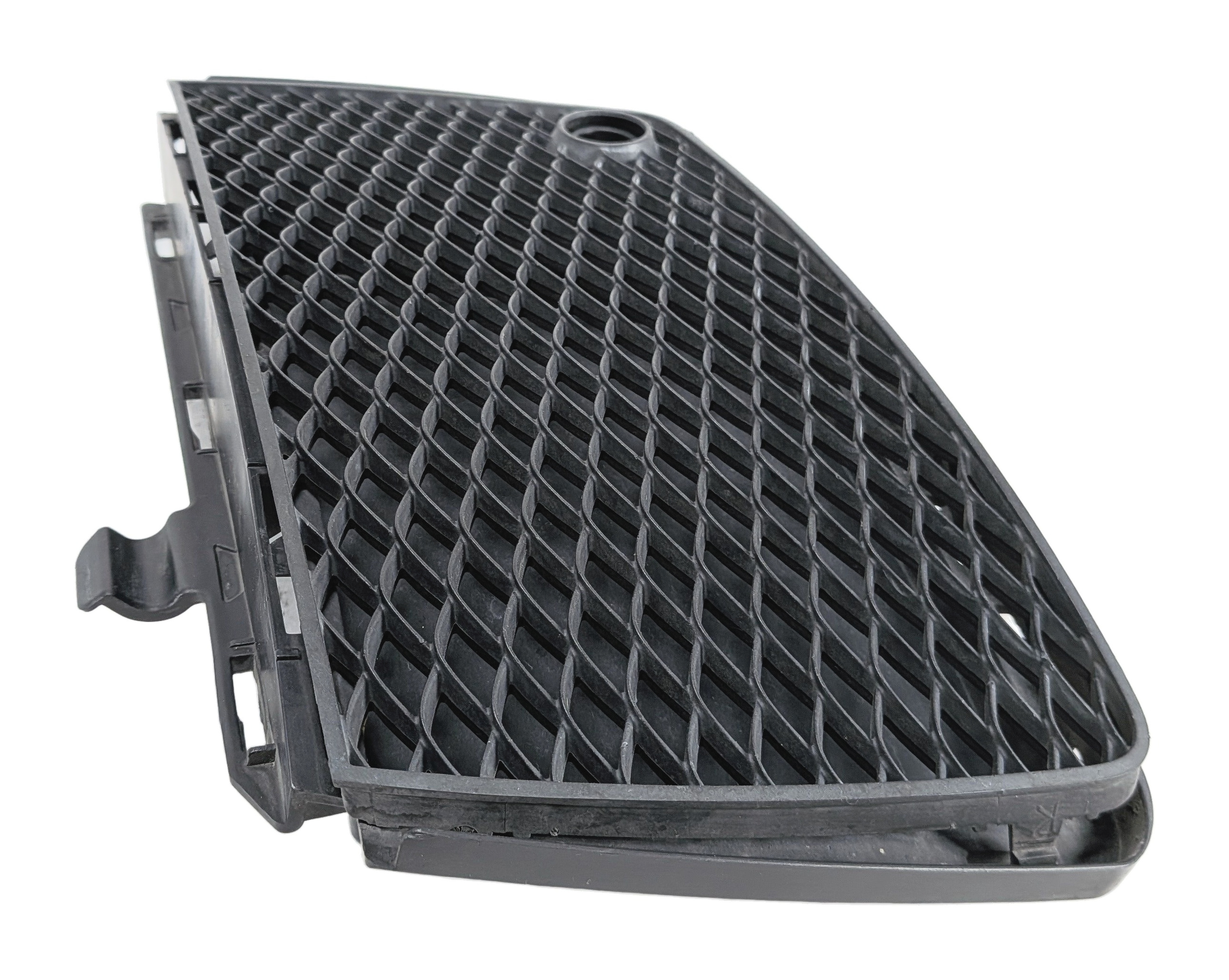2013-2016 MERCEDES GL63 AMG (X166) FRONT RIGHT LOWER BUMPER GRILLE END (White) — exact item pictured