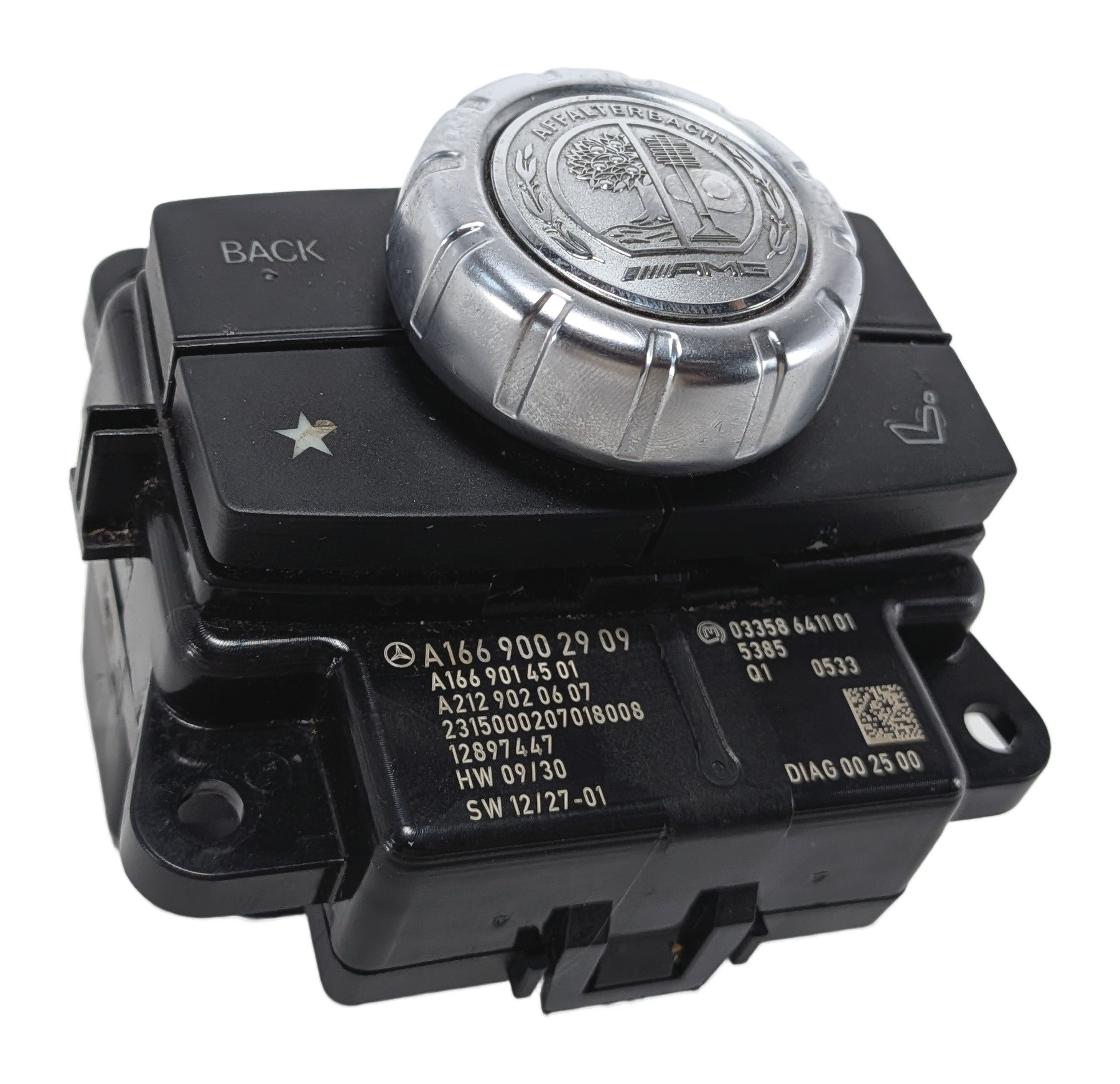 14-16 MERCEDES GL350 GL450 GL550 ML350 ML550 (W166 X166) RADIO GPS SWITCH KNOB — exact item pictured