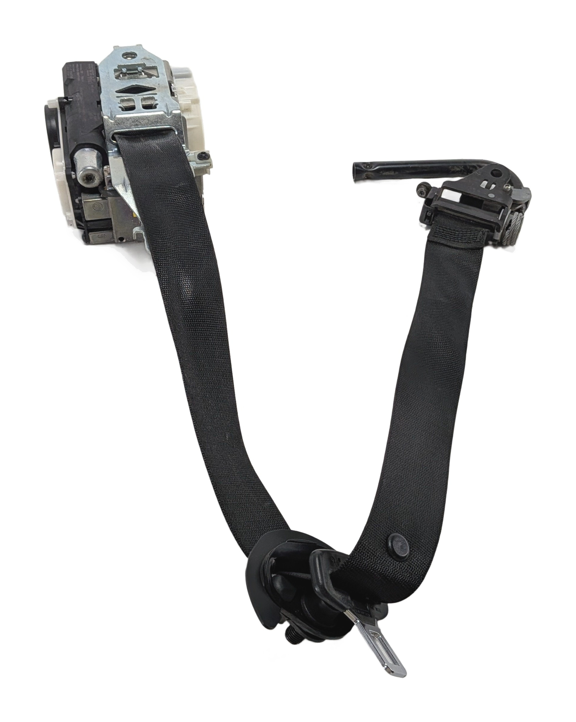 12-16 MERCEDES GL CLASS W166 X166 FRONT LEFT DRIVER SEATBELT RETRACTOR (Black) — exact item pictured