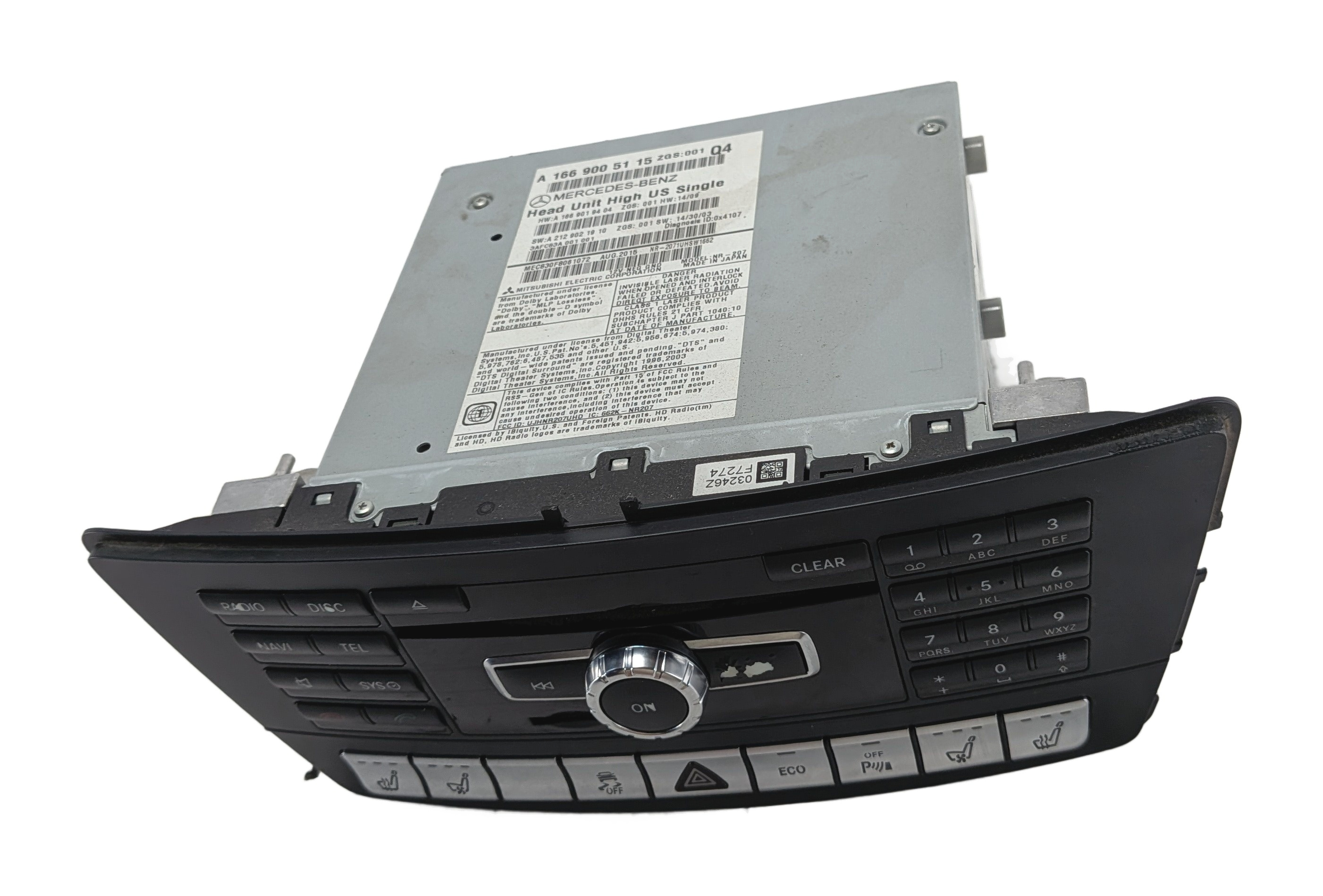 MERCEDES 2015 ML250 ML350 ML400 16-17 CLA250 (W117 W166) ABS BRAKE PUMP MODULE — exact item pictured