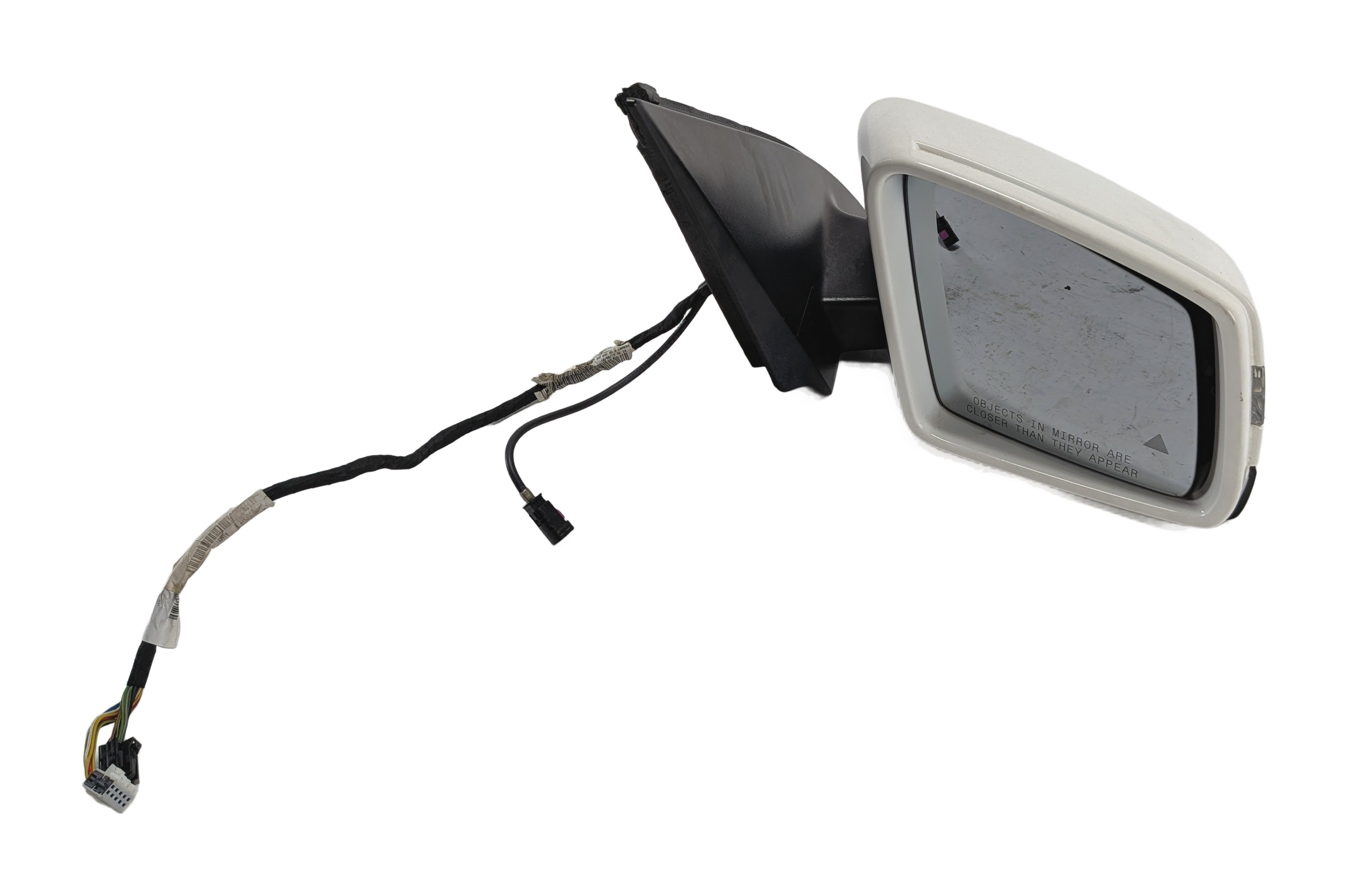 13-16 MERCEDES GL350 GL450 GL550 X166 RIGHT PASSENGER CAMERA DOOR MIRROR (White) — exact item pictured
