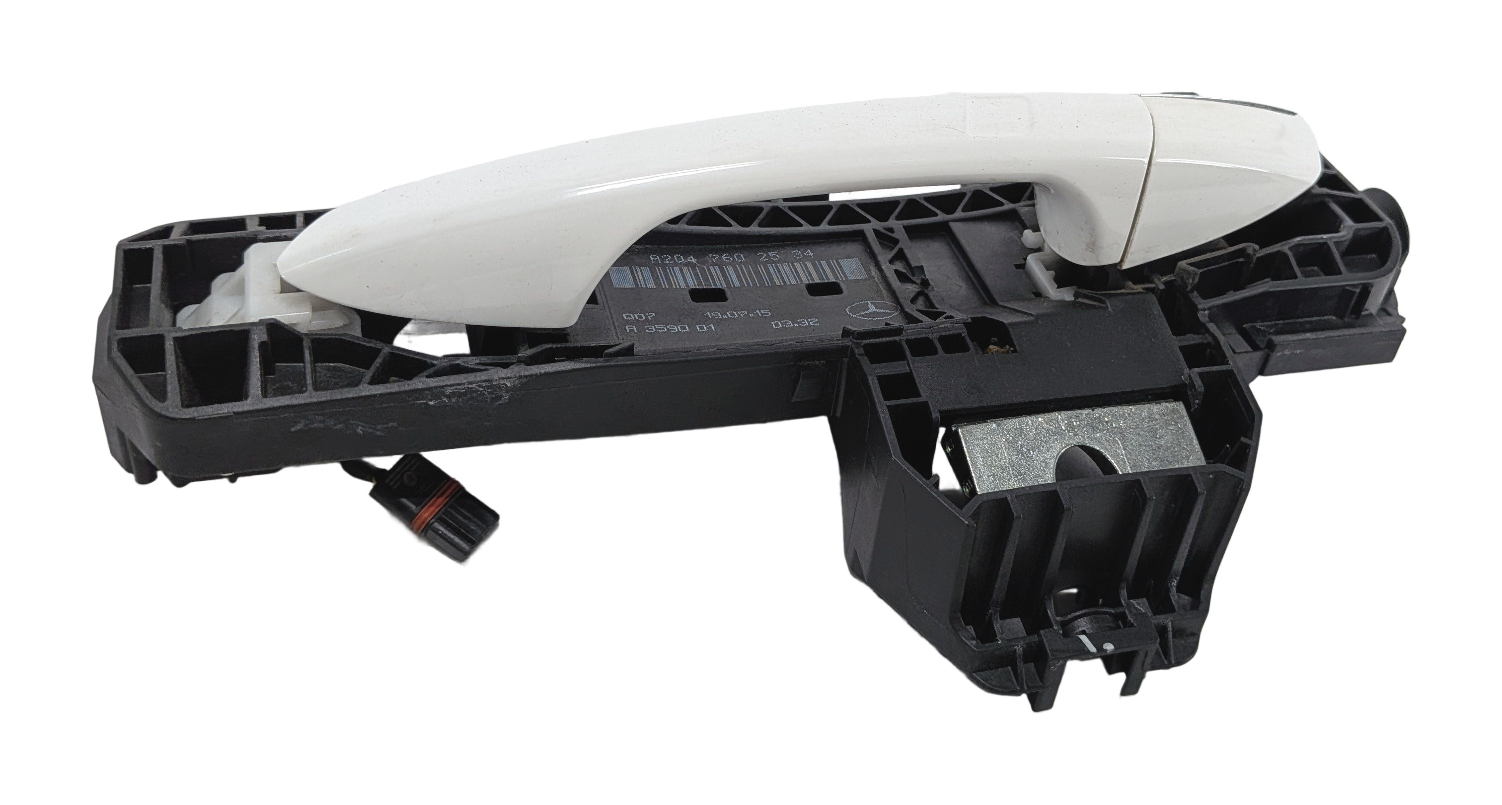 13-16 MERCEDES GL350 GL450 GL550 ML350 REAR LEFT KEYLESS DOOR HANDLE (White) — exact item pictured