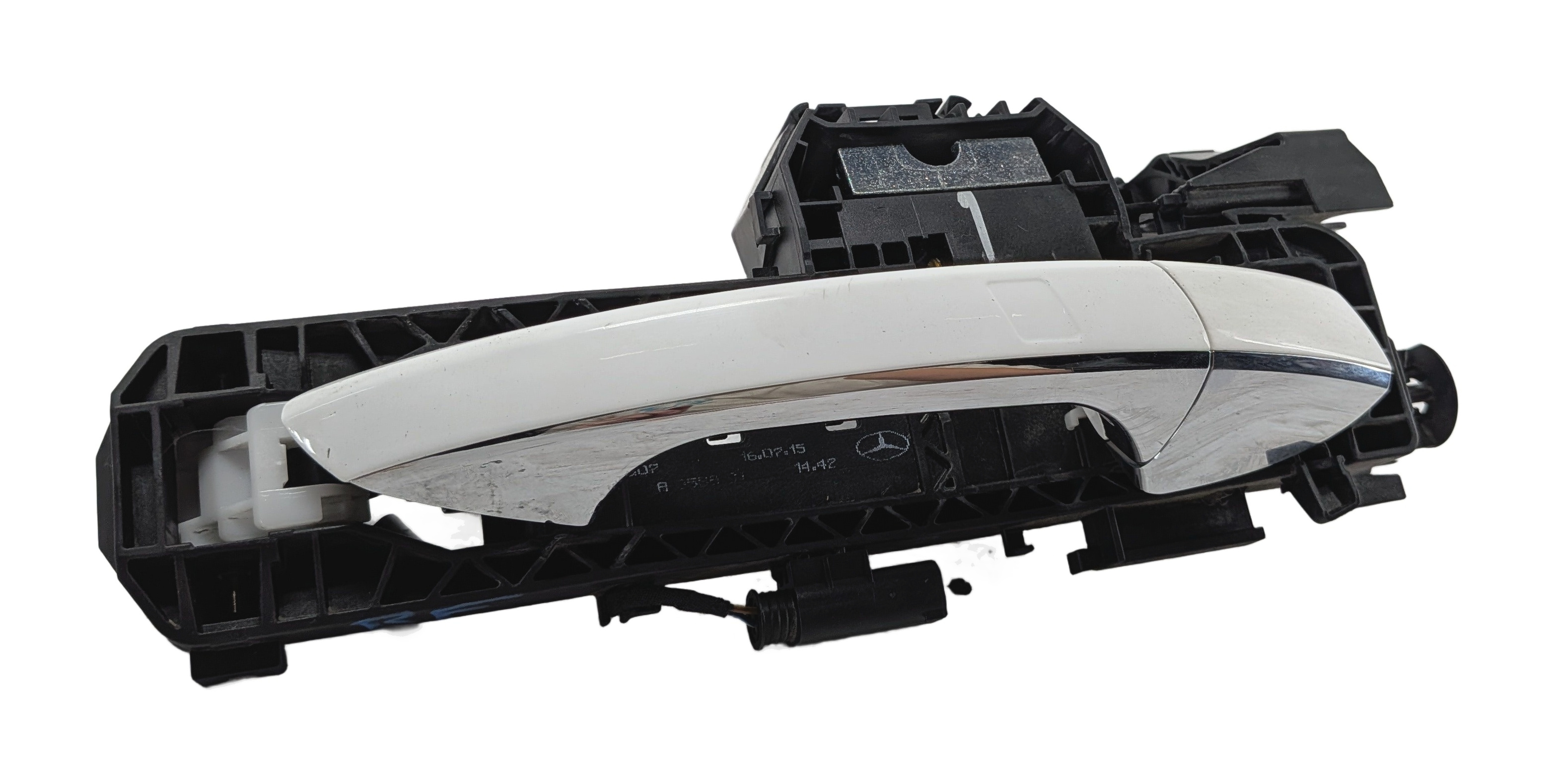 08-16 MERCEDES C E GL ML CLASS FRONT or REAR RIGHT KEYLESS DOOR HANDLE (White) — exact item pictured