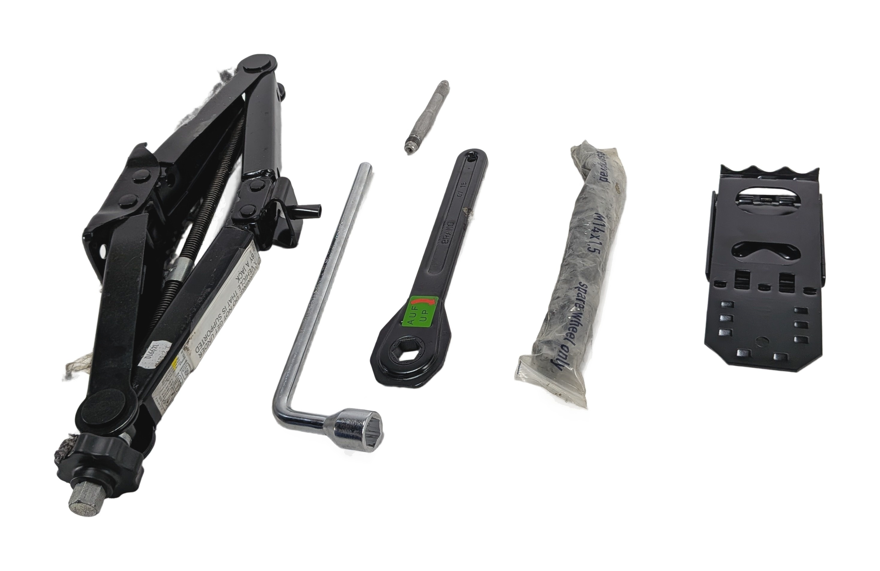13-21 MERCEDES BENZ GL GLE GLS ML CLASS W166 X166 SPARE TIRE JACK KIT TOOL SET — exact item pictured