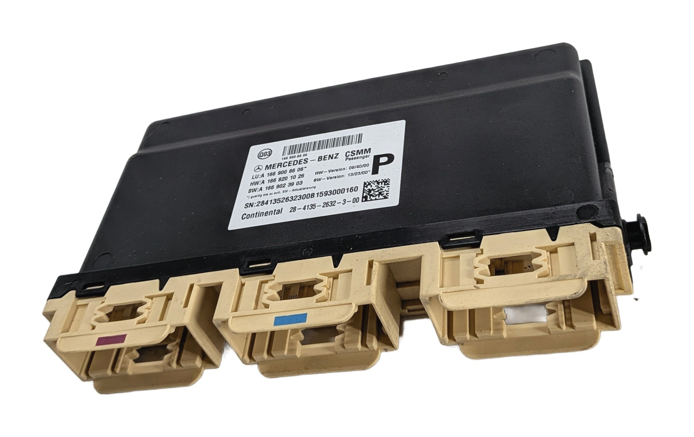2016 MERCEDES GL63 (X166) FRONT RIGHT PASSENGER SEAT CONTROL MODULE COMPUTER — exact item pictured