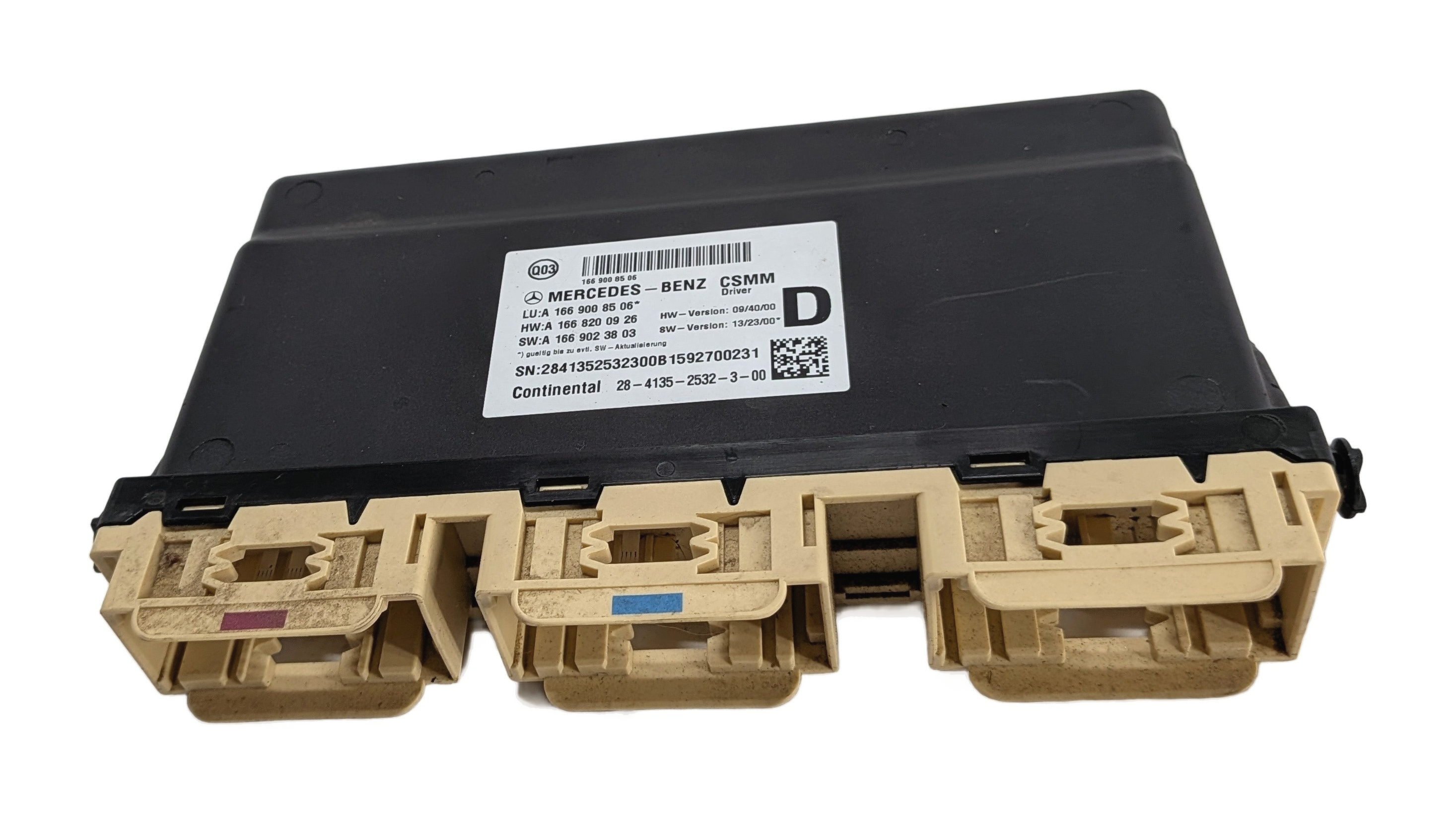 2016 MERCEDES GL63 (X166) FRONT LEFT DRIVER SEAT CONTROL MODULE COMPUTER — exact item pictured