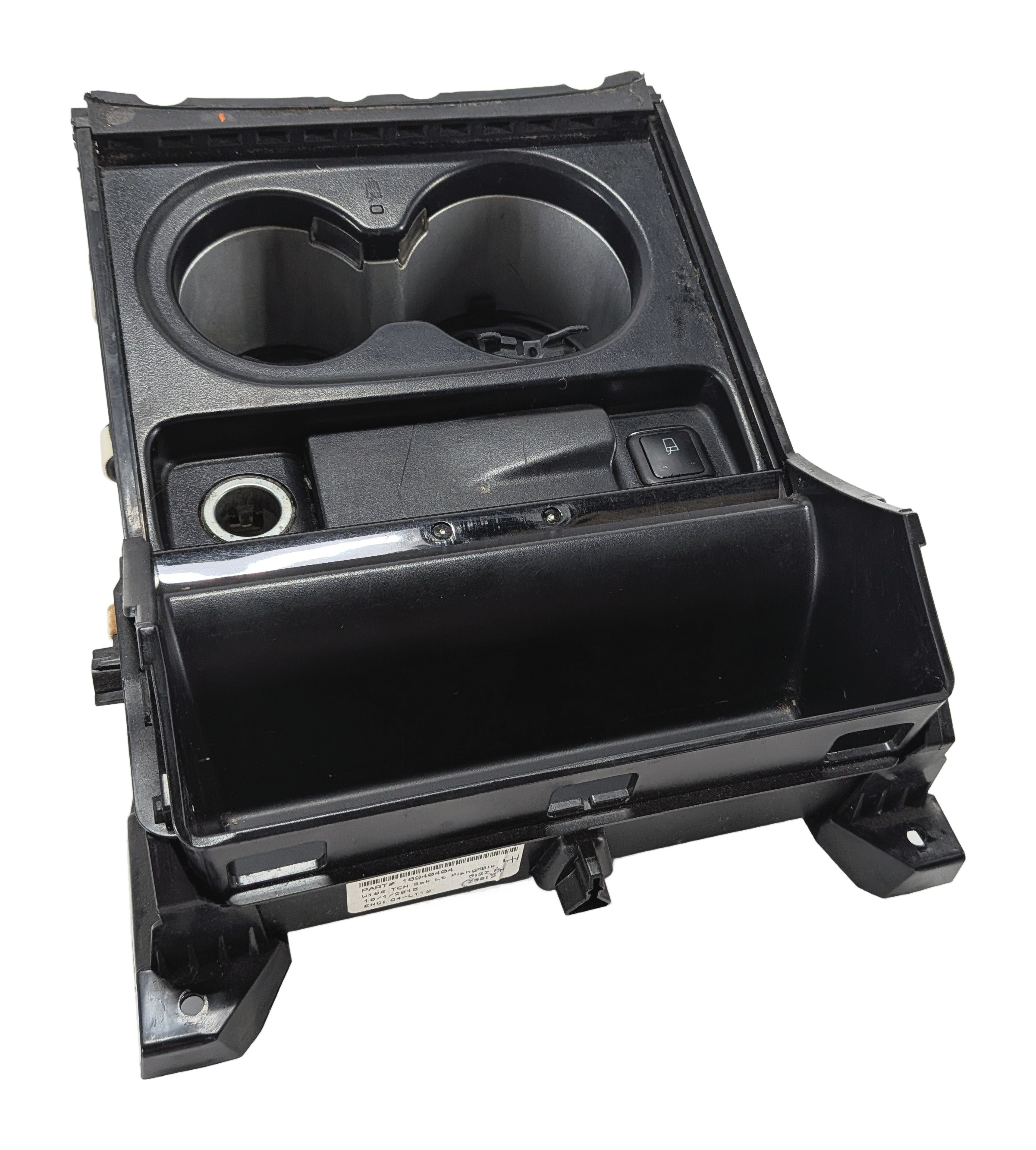 2016 MERCEDES GL63 (X166) CENTER CONSOLE HEATED COOLED CUP HOLDER 12V SOCKET — exact item pictured