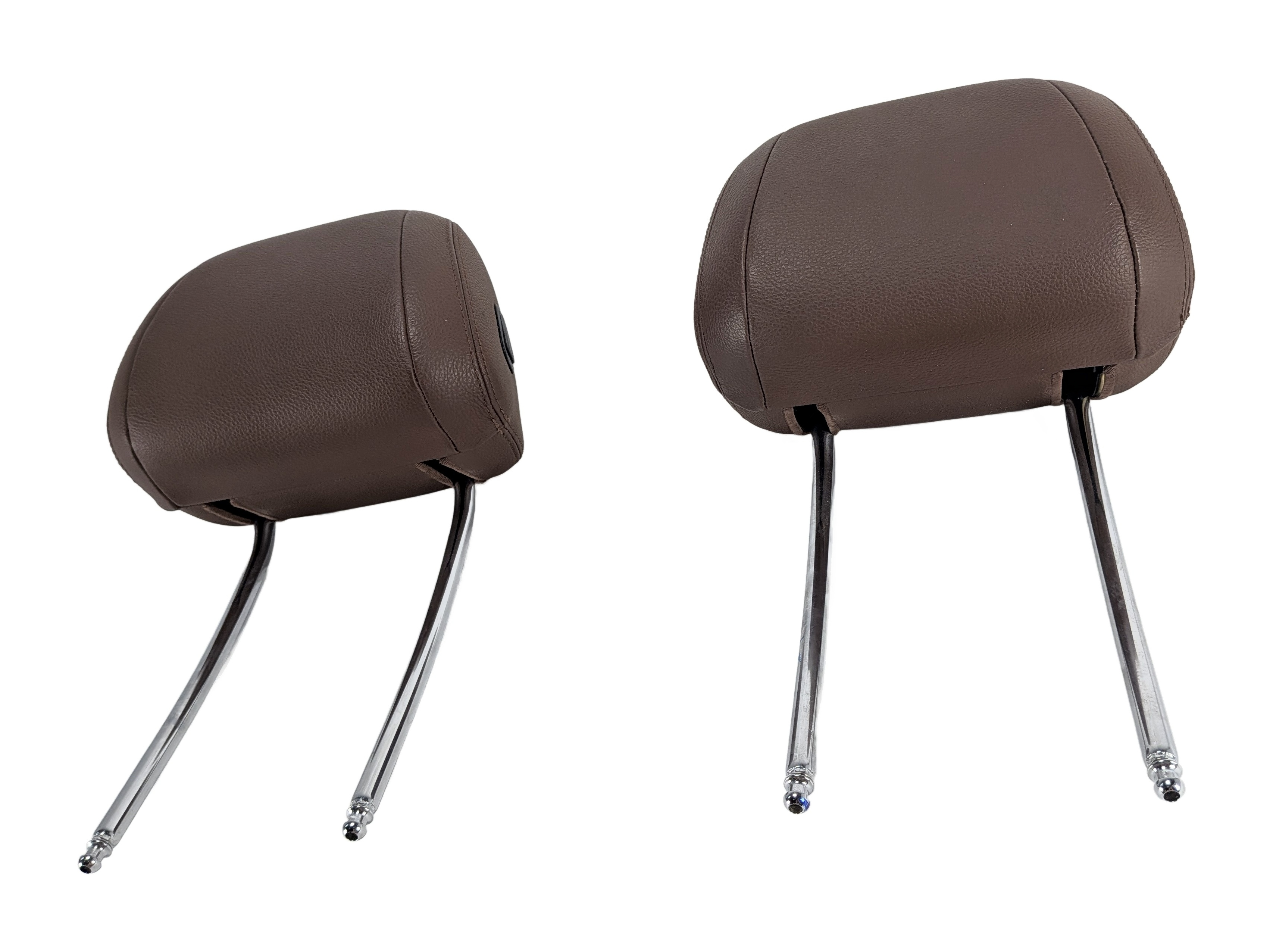 2014-2018 BMW X5 (F15) FRONT SEAT HEADREST HEAD REST SET/2 LEATHER (Terra) — exact item pictured