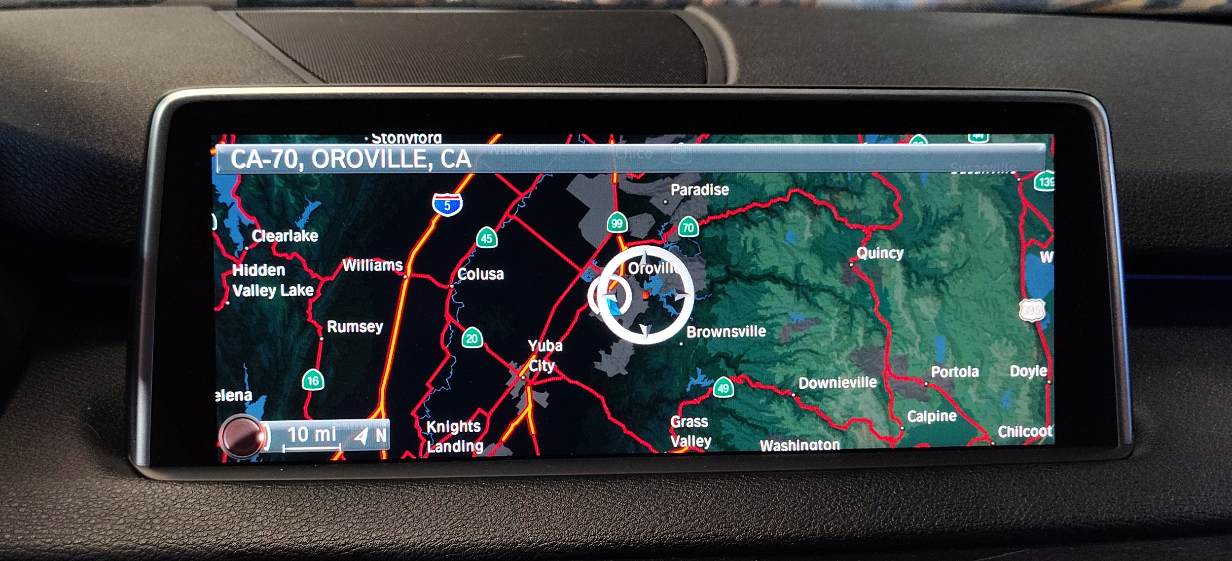 14-16 BMW X5 X6 X5M X6M (F15 F16 F85 F86) GPS NAVIGATION DISPLAY SCREEN 10.25" — exact item pictured