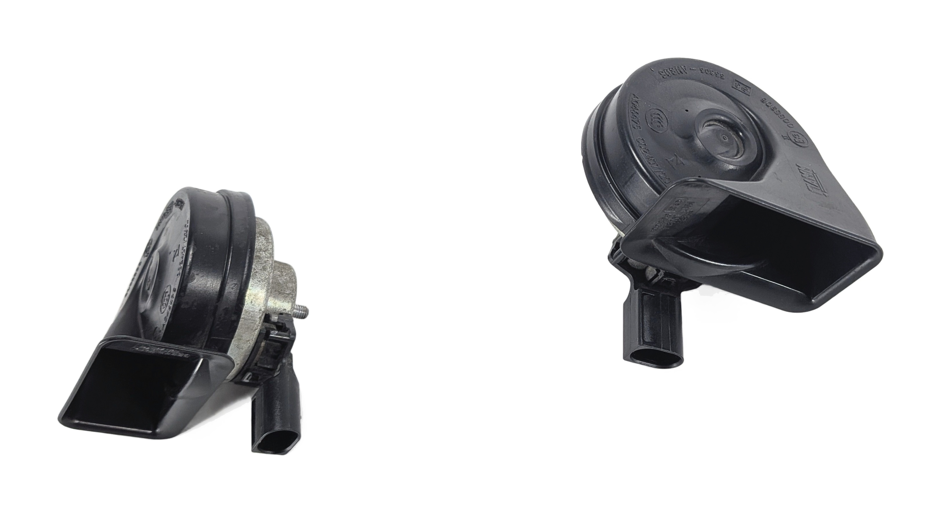 2013-2019 BMW X5 X6 (E70 F15 F16) HIGH & LOW TONE HORN SET-2 — exact item pictured