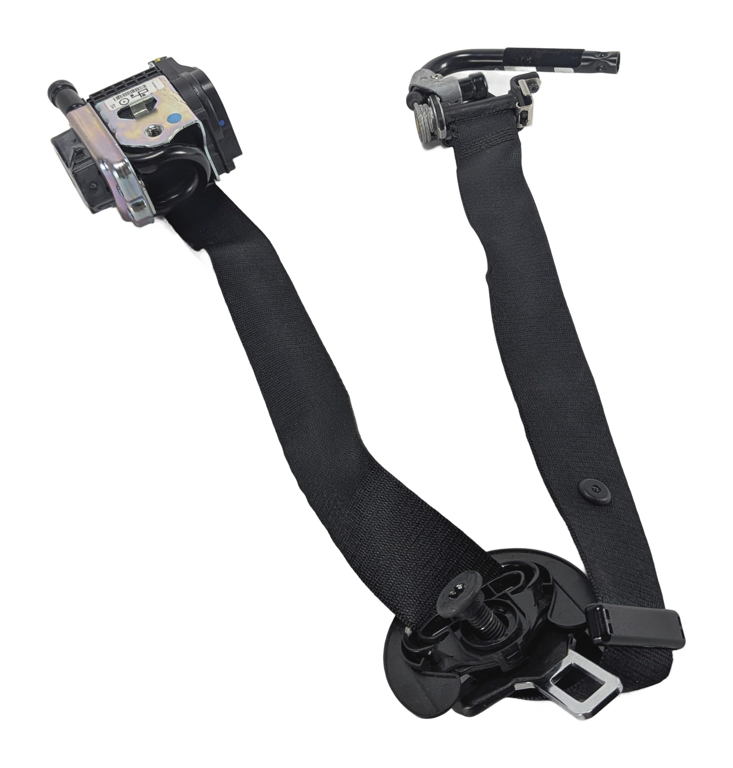 2014-2019 BMW X5 X6 (F15 F16) LEFT FRONT DRIVER SEATBELT RETRACTOR (Black) — exact item pictured