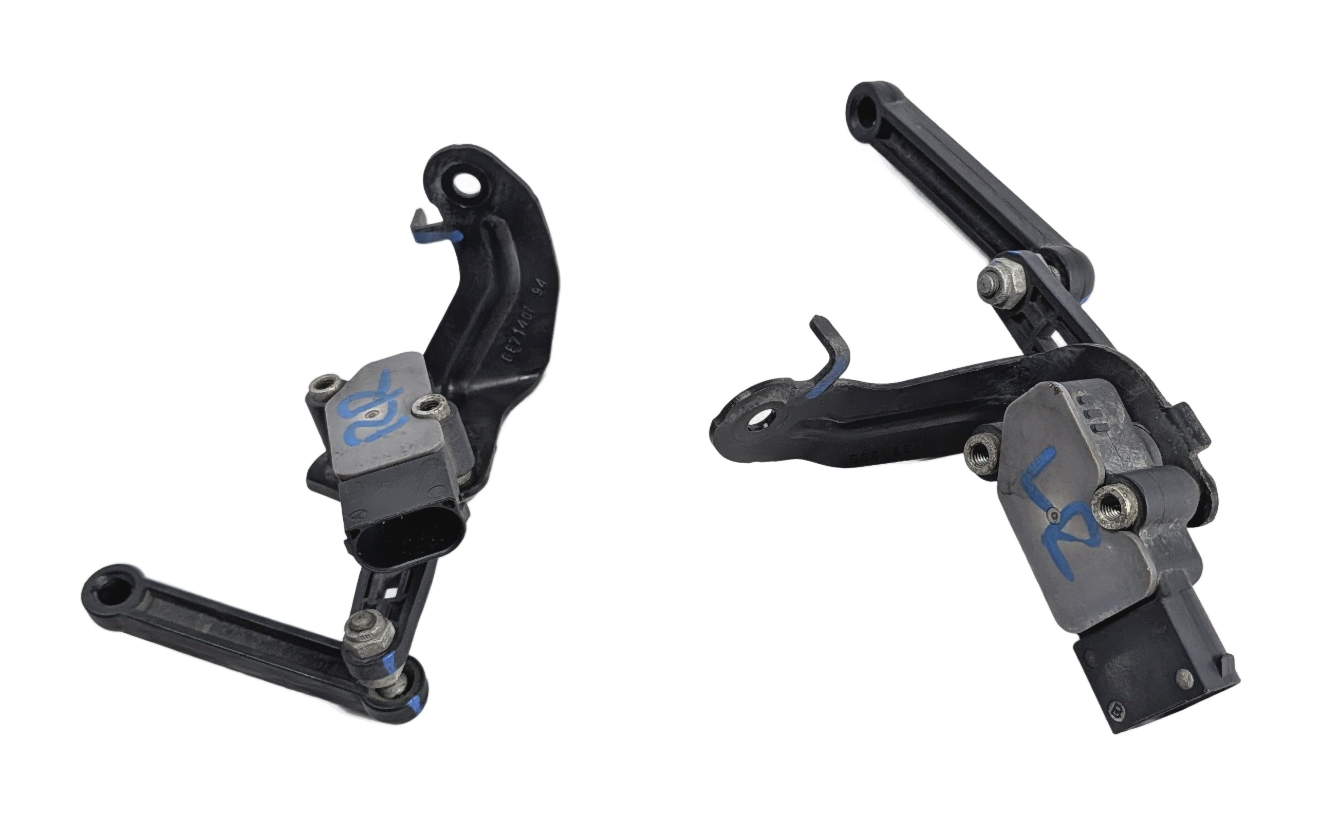 2016 BMW X5 (F15) REAR LEFT & RIGHT AIR SUSPENSION RIDE HEIGHT SENSOR SET/2 — exact item pictured
