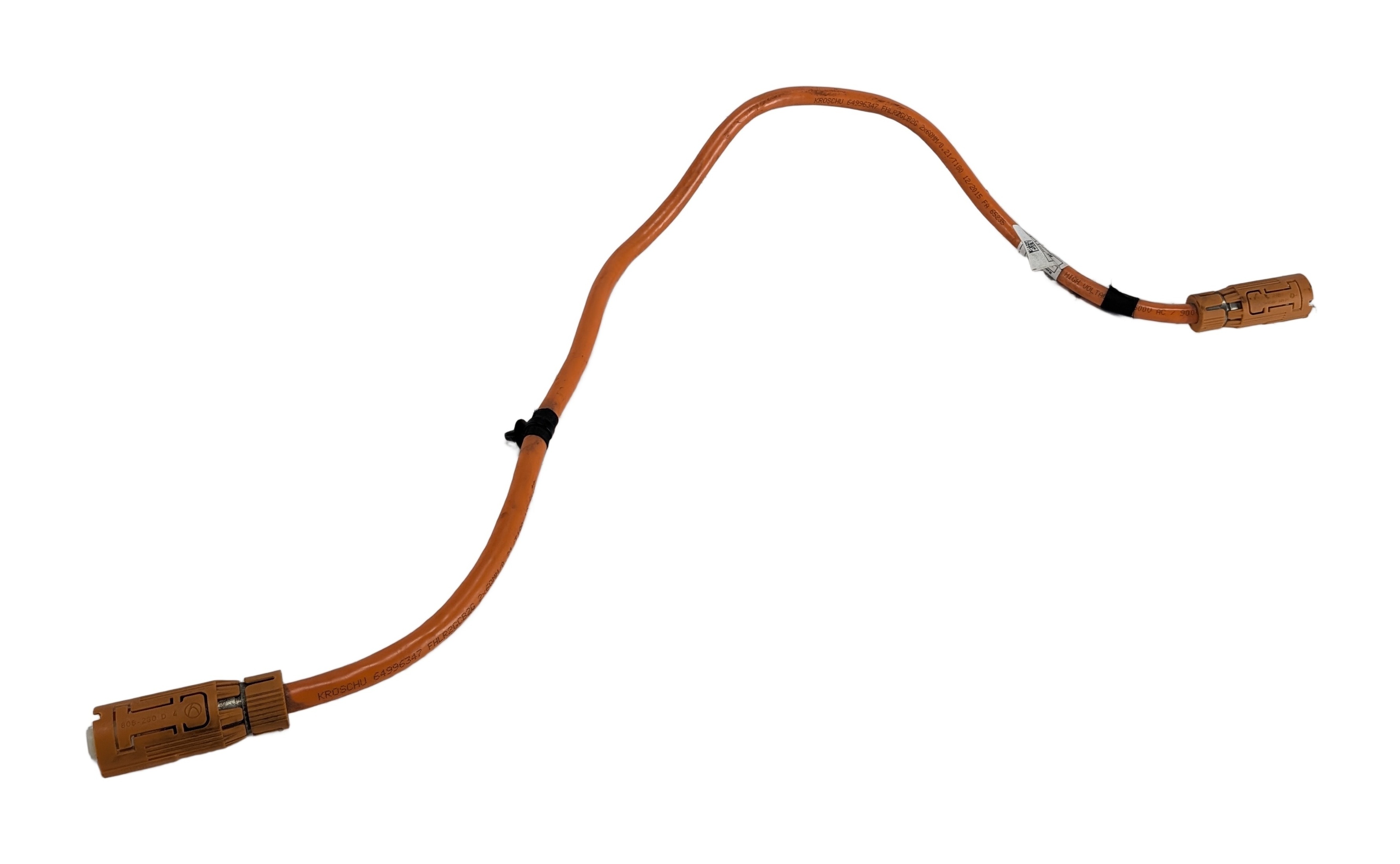 2016 BMW X5 (F15) HYBRID HIGH VOLTAGE HV WIRING HARNESS SLE EME CHARGER TO MOTOR — exact item pictured