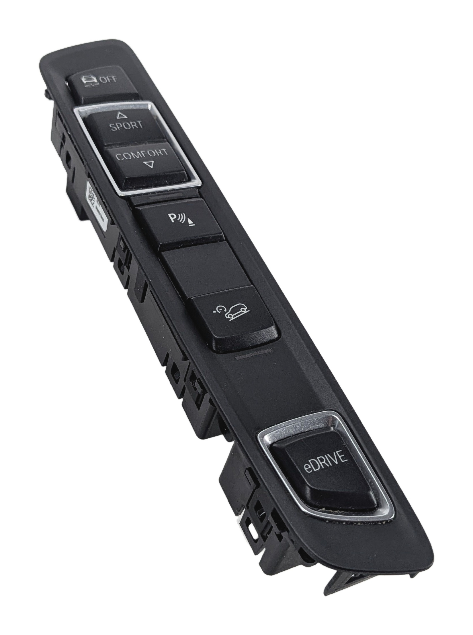 2016 BMW X5 (F15) FRONT CENTER CONSOLE DSC SPORT PDC EDRIVE CONTROL SWITCH PANEL — exact item pictured