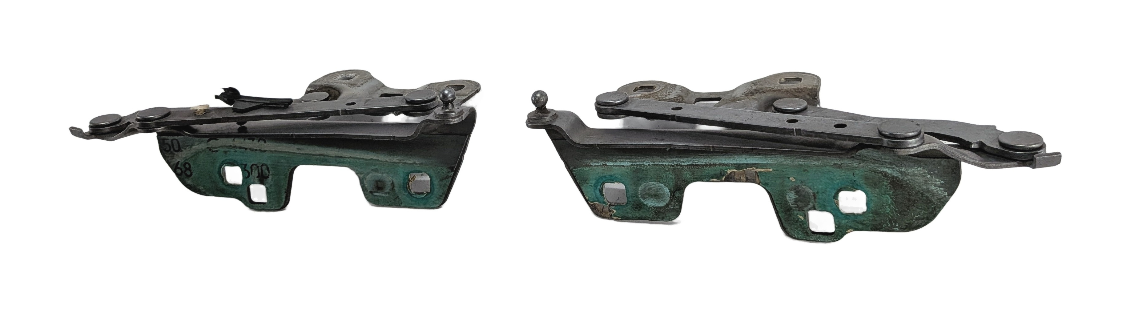 2013-2022 RANGE ROVER SPORT (L405 L494) LEFT & RIGHT HOOD HINGE SET (Grey) — exact item pictured