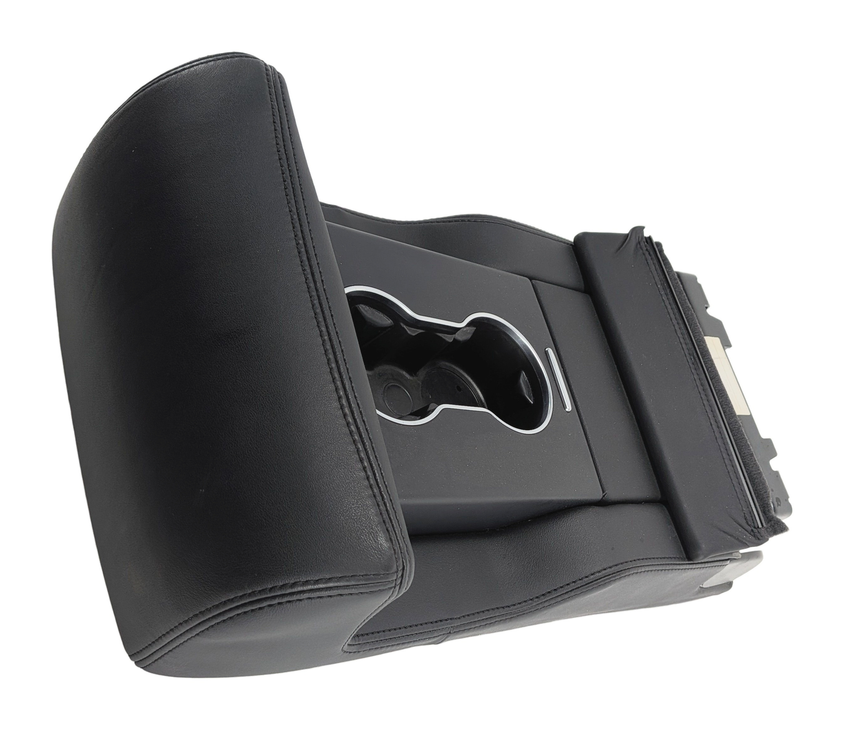 13-15 RANGE ROVER L405 REAR CENTER SEAT BACK CONSOLE CUPHOLDER ARMREST (Black) — exact item pictured