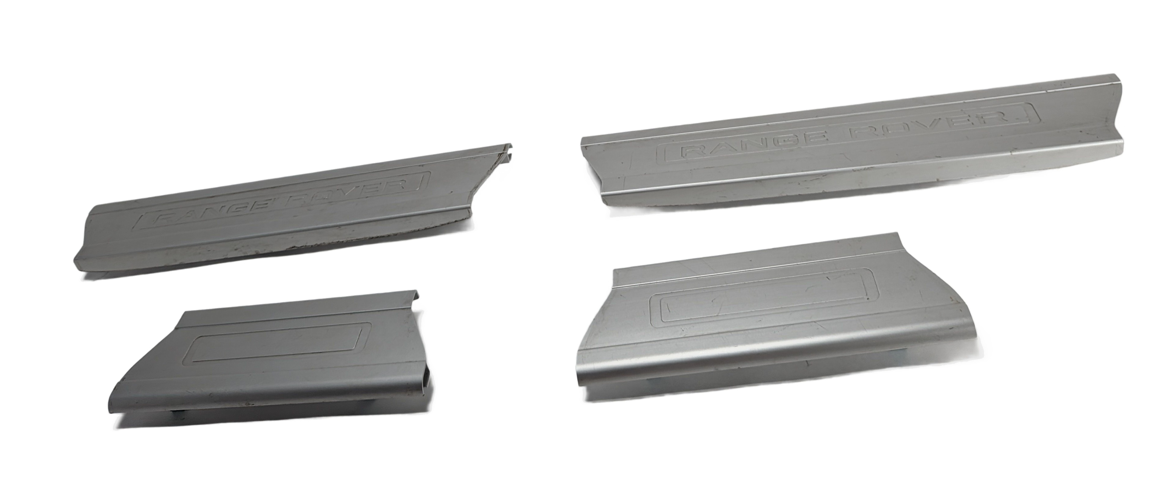 2013 RANGE ROVER (L405) FRONT REAR LEFT RIGHT DOOR SILL SCUFF PLATE TRIM SET/4 — exact item pictured