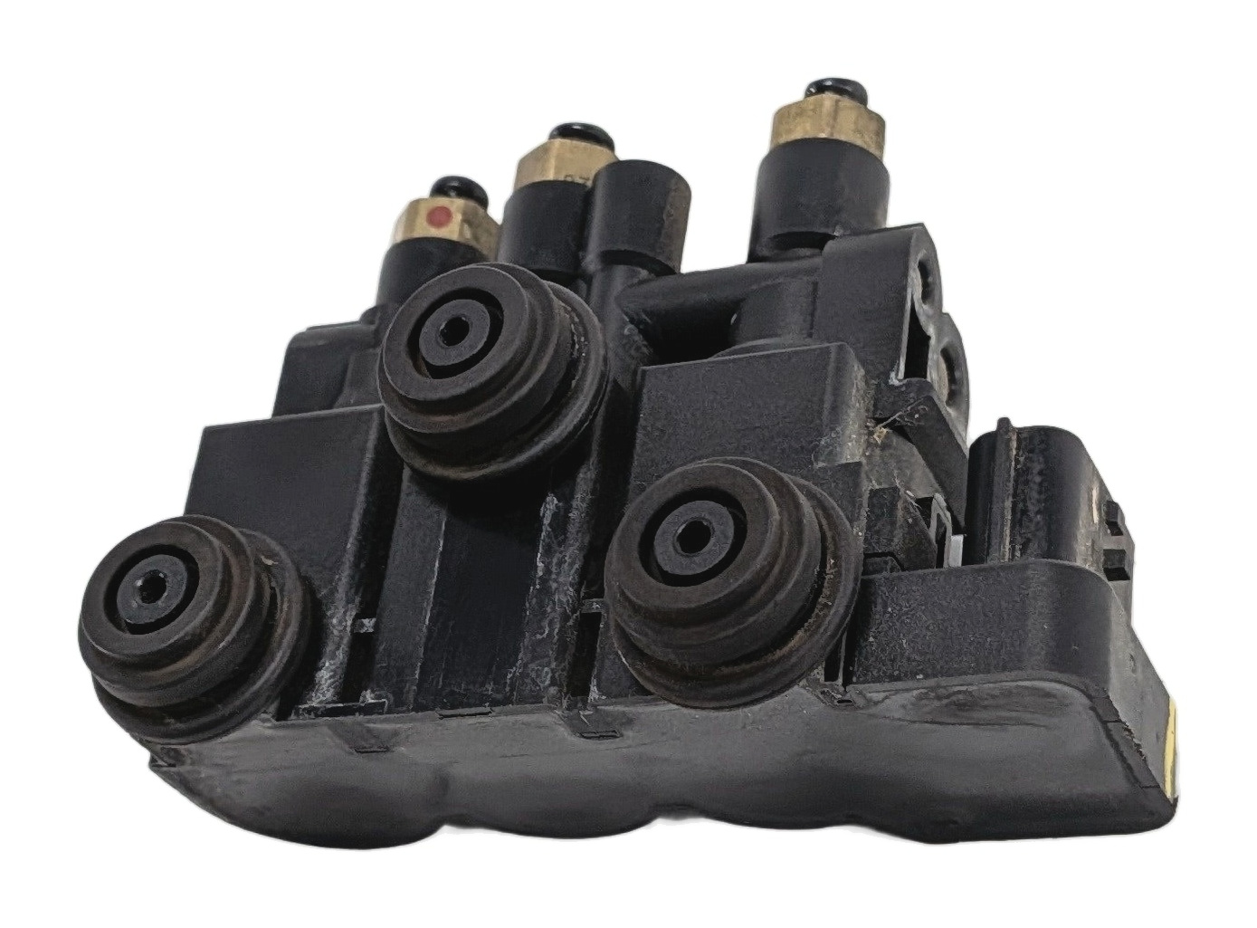 2013 RANGE ROVER (L405) FRONT AIR SUSPENSION VALVE BLOCK SOLENOID MANIFOLD — exact item pictured